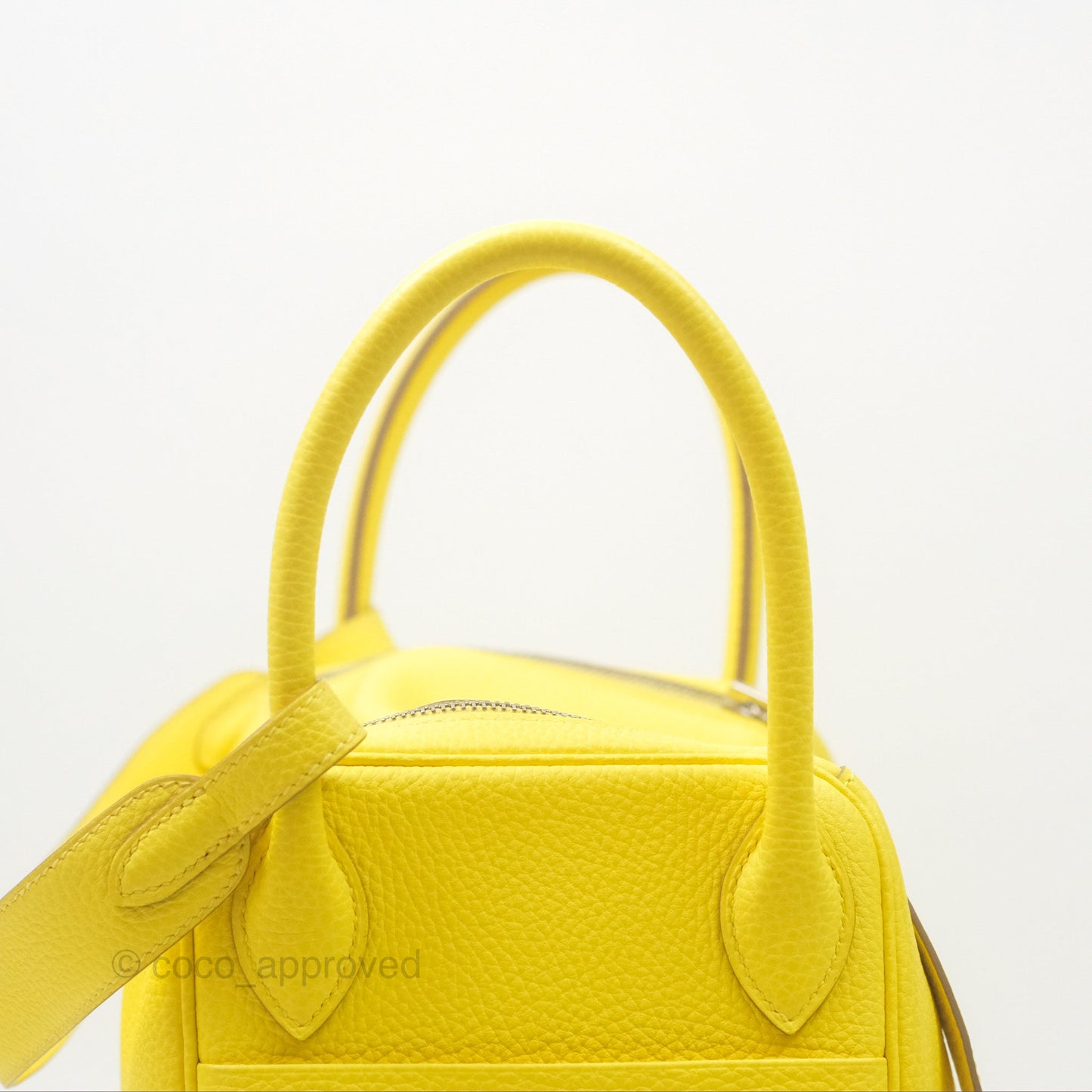 Hermès Lindy 30 Celemence Lime 9R Palladium Hardware