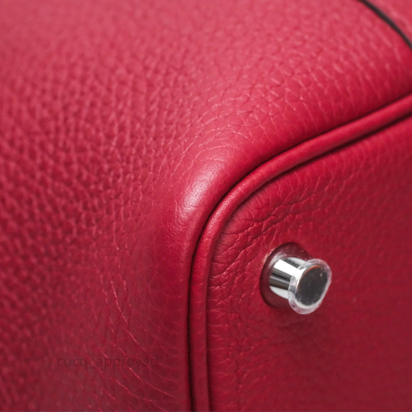 Hermès Picotin Lock 18 Rouge Grenat K1 Clemence Palladium Hardware
