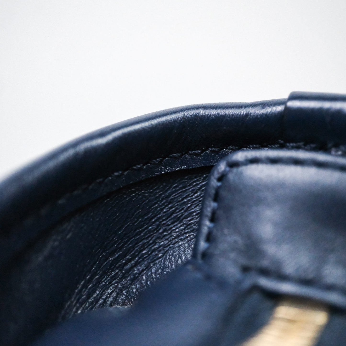 Chanel Quilted Small Gabrielle Hobo Navy Aged Calfskin Mixed Hardware