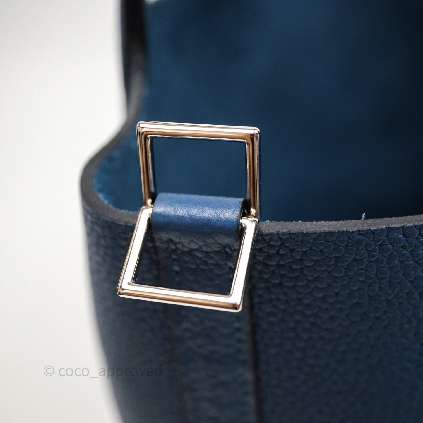 Hermès Picotin 18 Deep Blue S4 Clemence Palladium Hardware