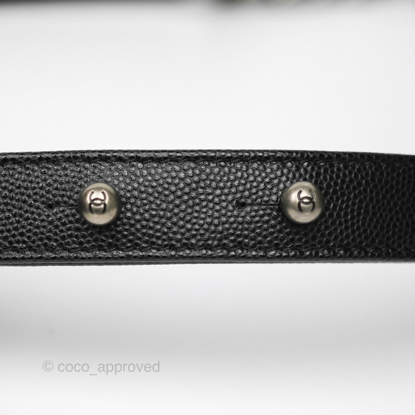 Chanel Medium Boy Quilted Black Caviar Ruthenium Hardware