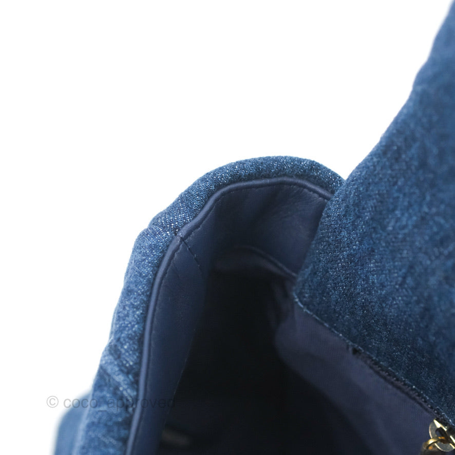 Chanel 19 Small Denim Mixed Hardware