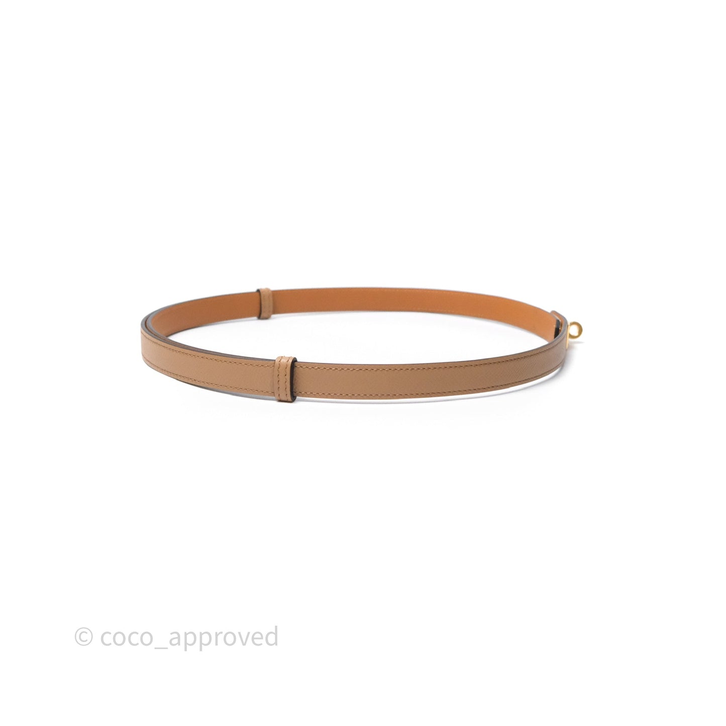 Hermès Kelly Pocket 18 Belt Chai 0M Epsom Gold Hardware