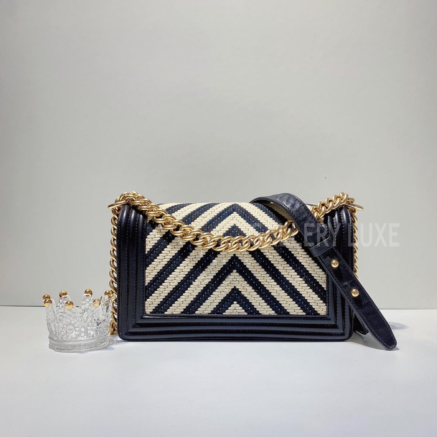 No.3097-Chanel Chevron Boy 25cm