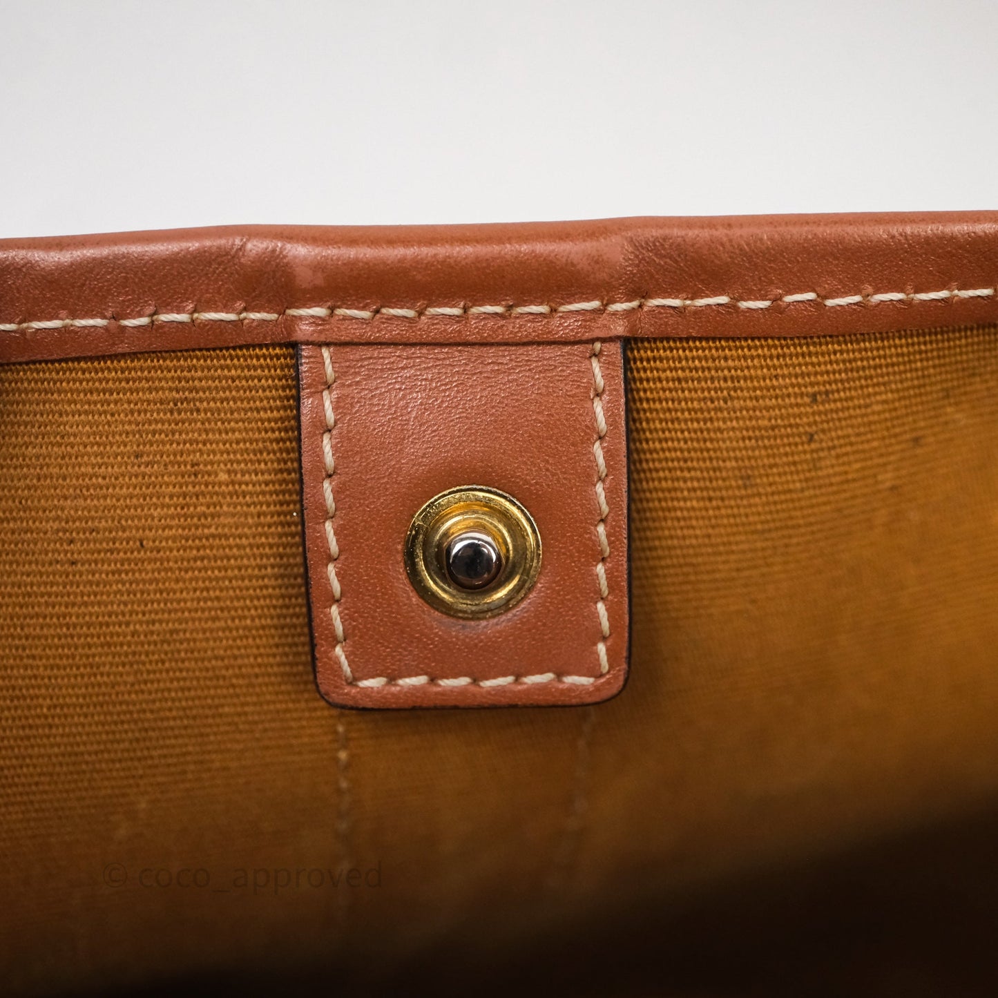 Celine Small Bucket Triomphe Canvas Grege Calfskin