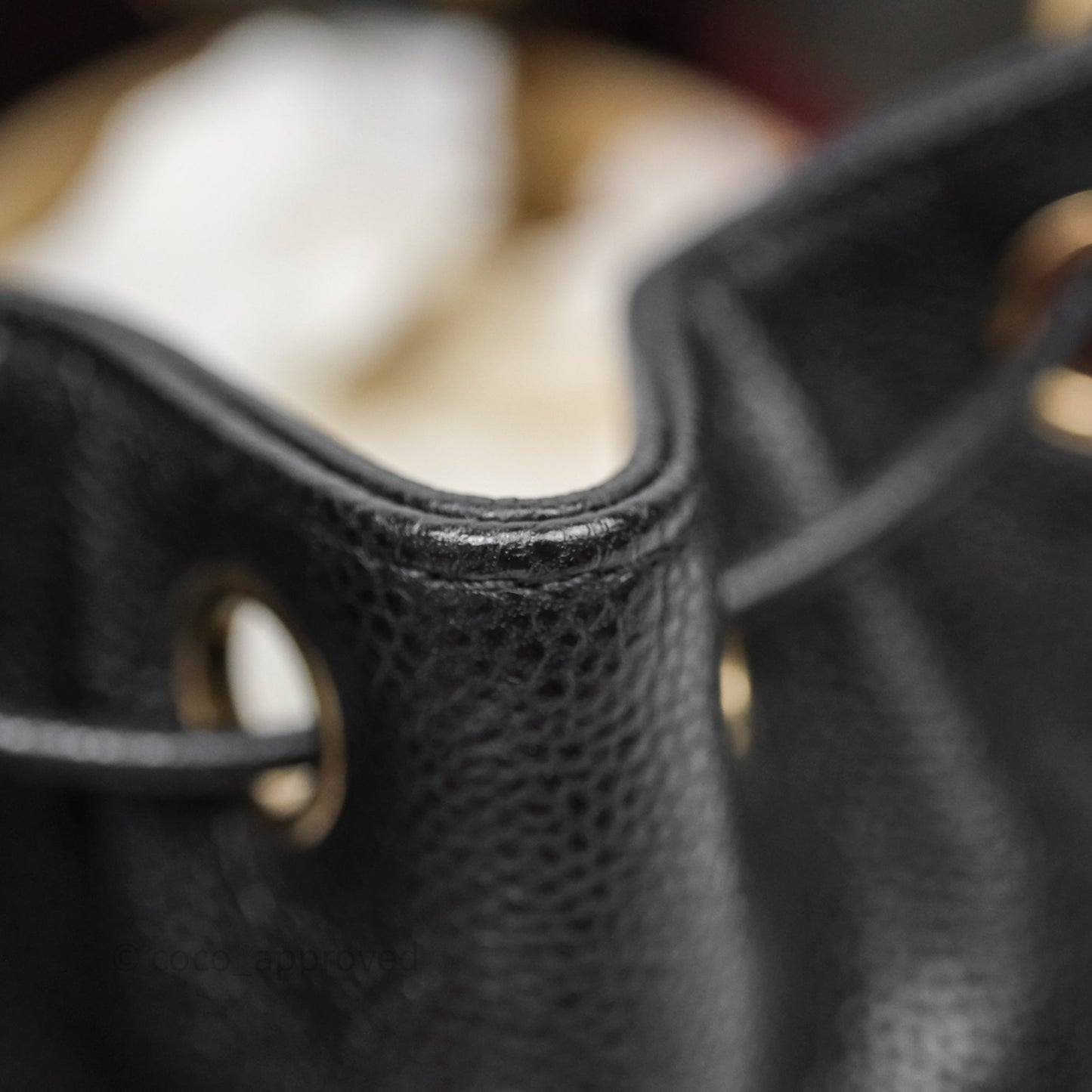 Chanel Quilted Mini Business Affinity Backpack Black Caviar Gold Hardware