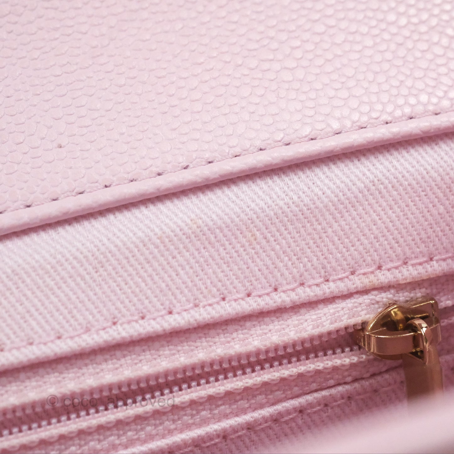 Chanel Quilted Small Business Affinity Flap Light Pink Caviar Gold Hardware