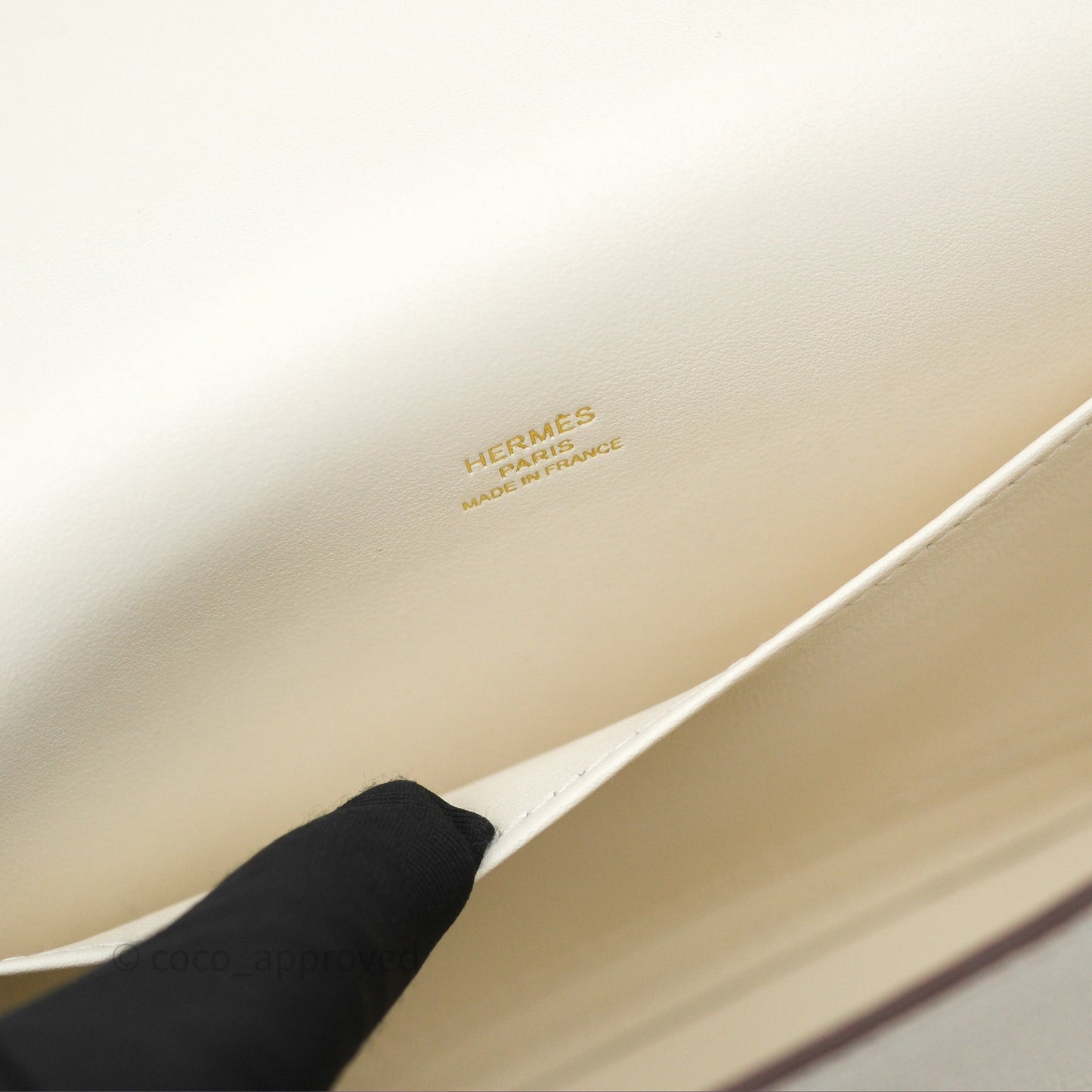 Hermès Geta Bag Nata I2 Chevre Mysore Gold Hardware