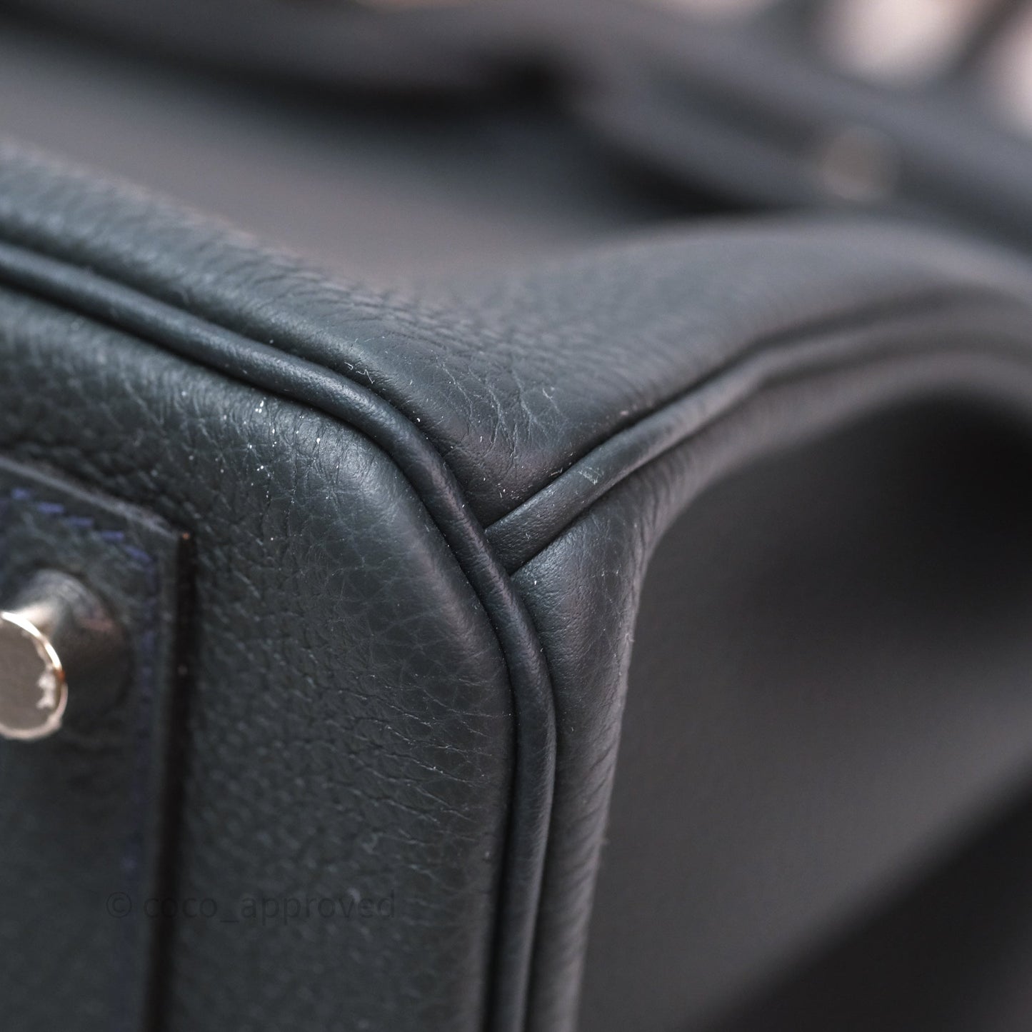Hermès Birkin 30 Vert Rousseau V0 Togo Palladium Hardware