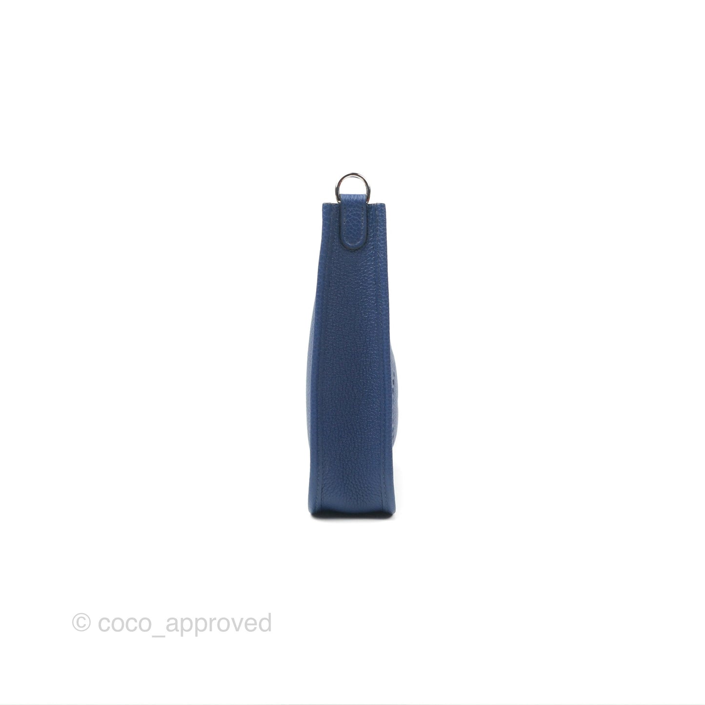 Hermès Mini Evelyne 16 Bleu Saphir Taurillon Maurice Sangle Flipperball Palladium Hardware