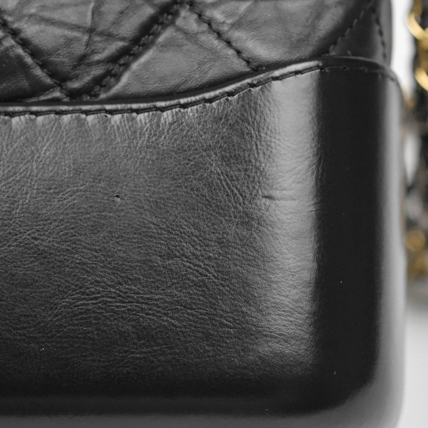 Chanel New Medium Gabrielle Hobo Quilted Black Aged Calfskin