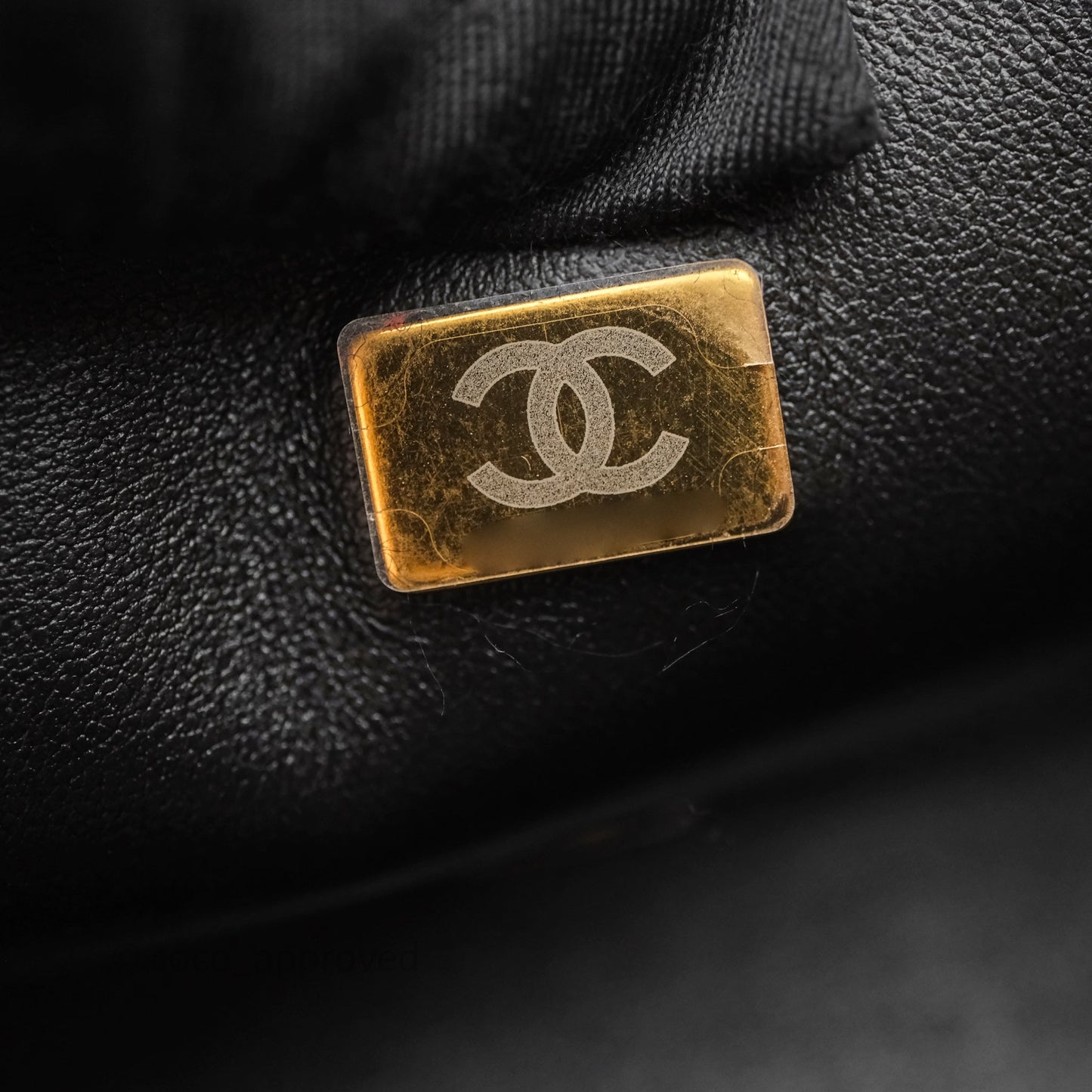 Chanel Quilted Mini Rectangular Black Lambskin Gold Hardware