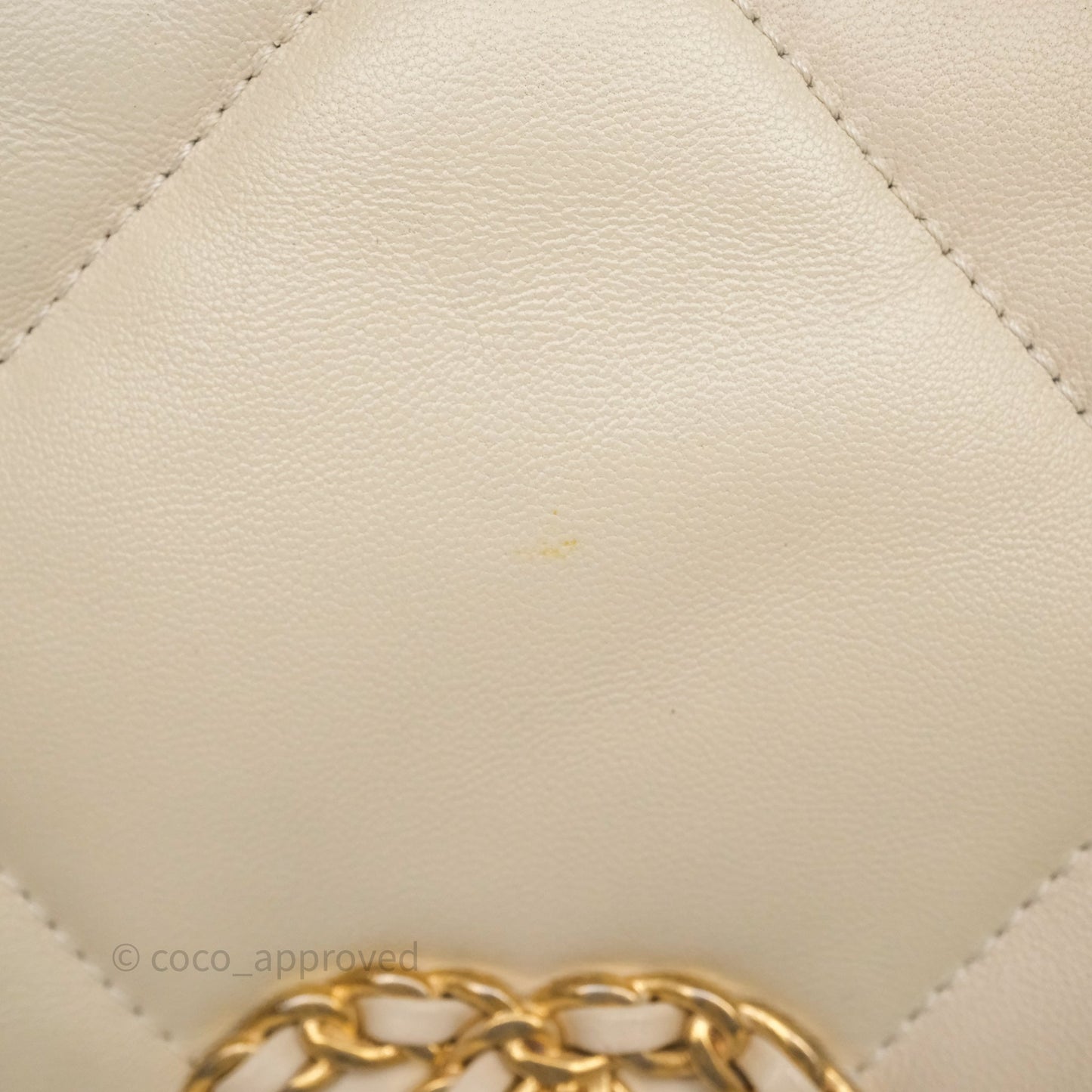 Chanel 19 Small Ivory Mixed Hardware