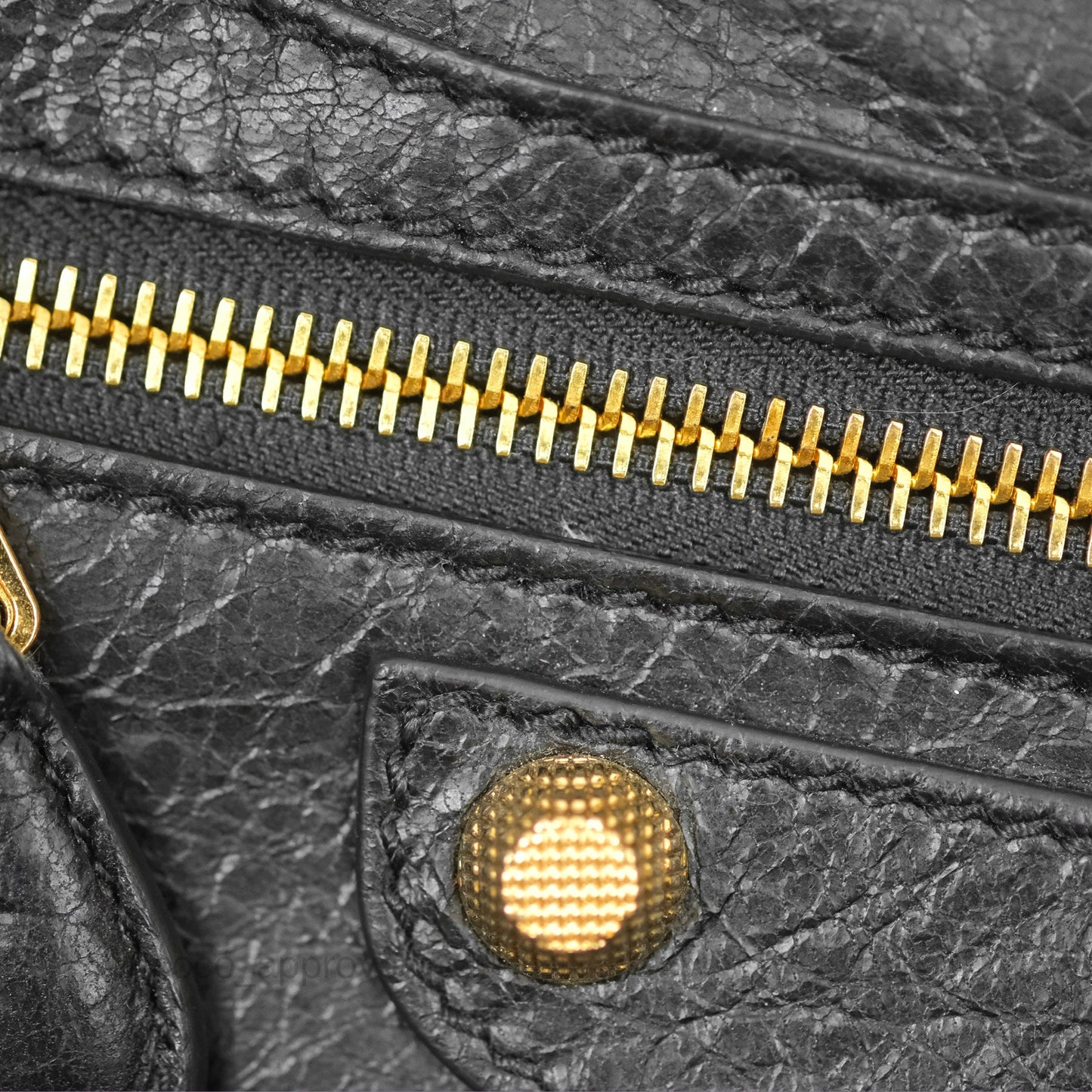 Balenciaga Classic City Bag Black Calfskin Gold Hardware