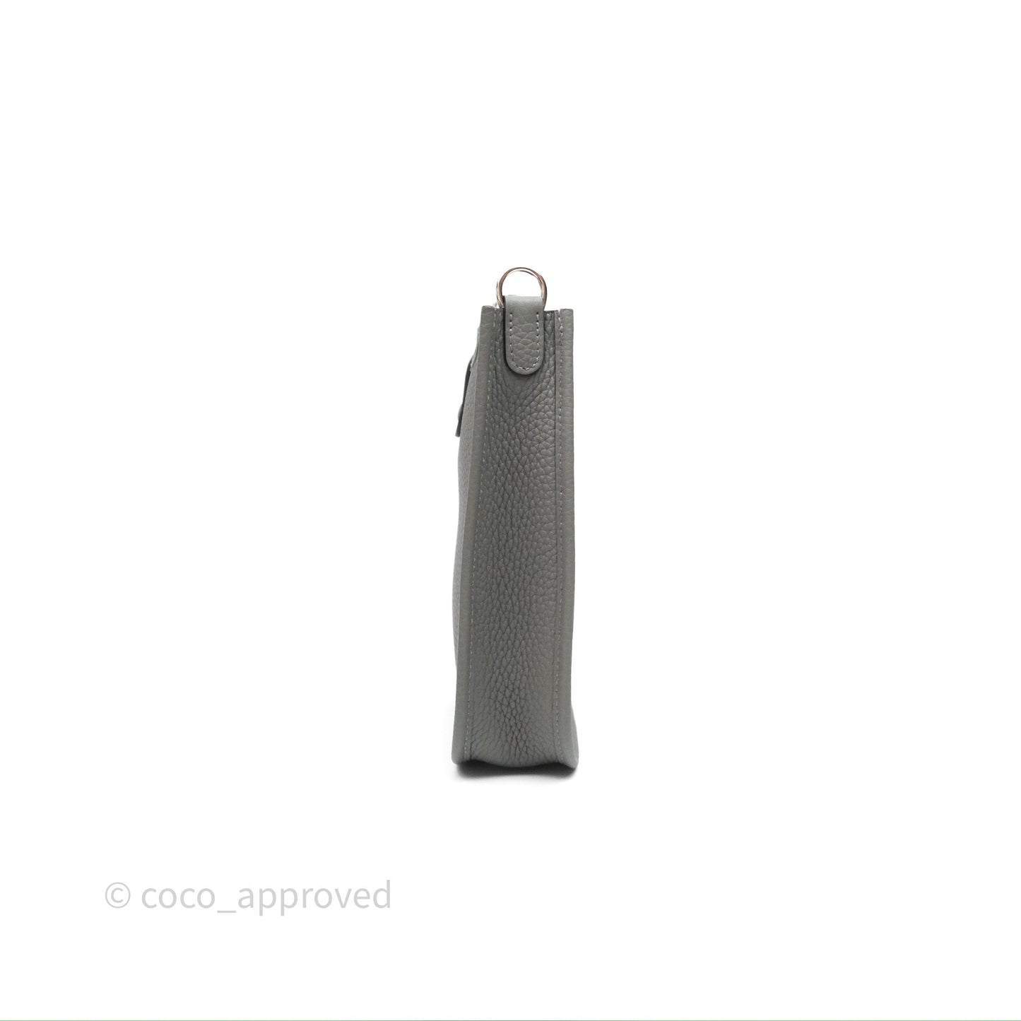 Hermès Mini Evelyne 16 Gris Meyer 0L Clemence Palladium Hardware