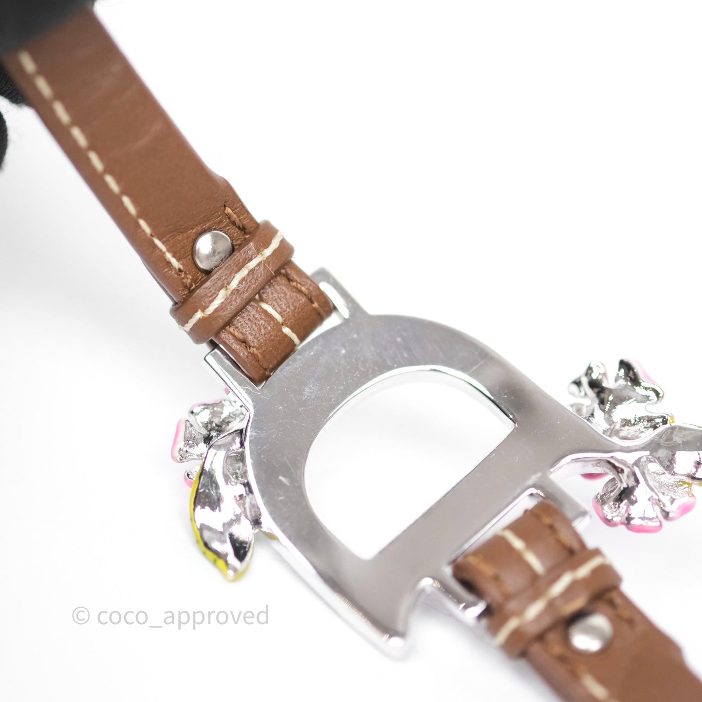 Christian Dior Flower Brown Bracelet