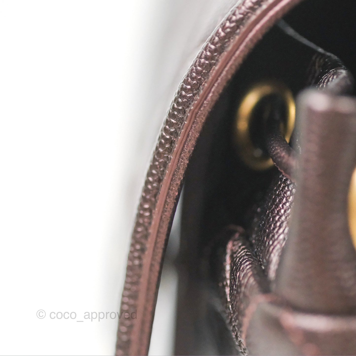 Chanel Quilted Filigree Backpack Iridescent Burgundy Caviar