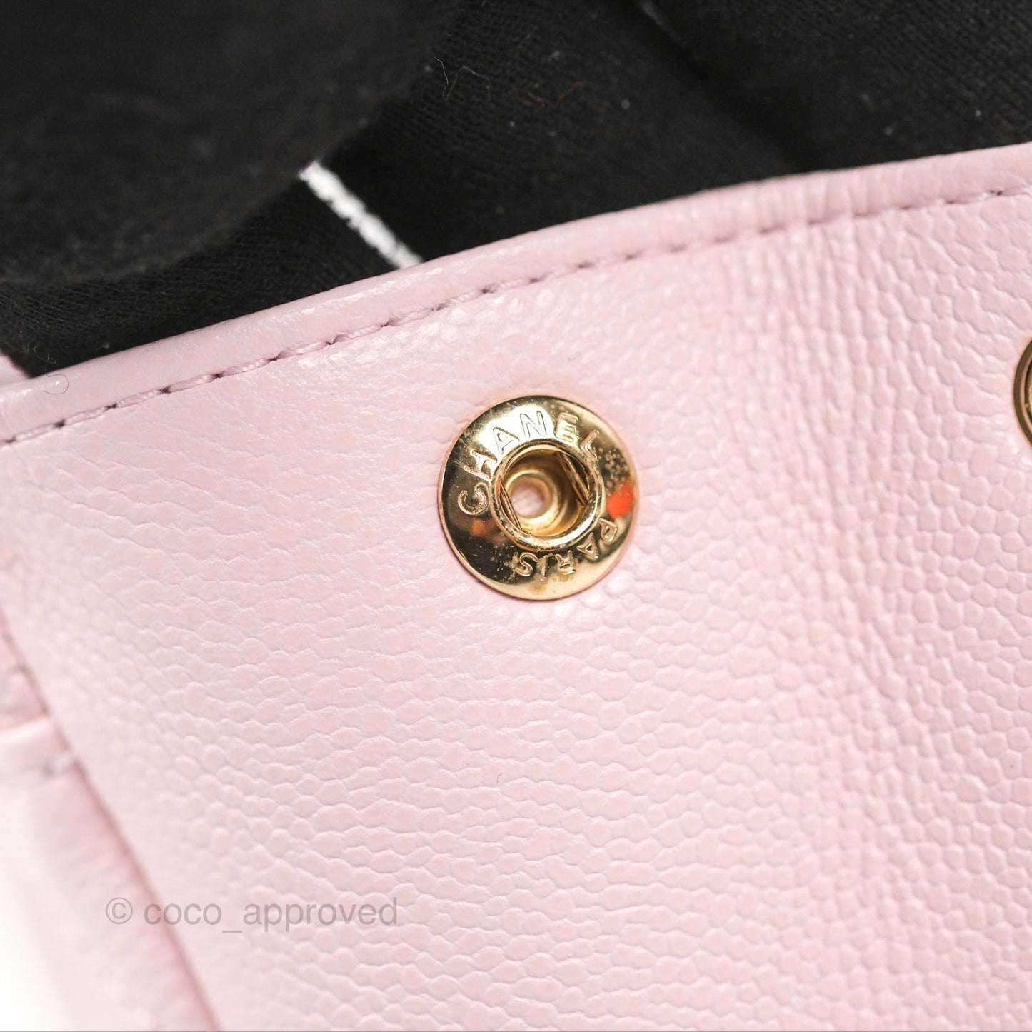 Chanel Quilted Small Business Affinity Flap Light Pink Caviar Gold Hardware