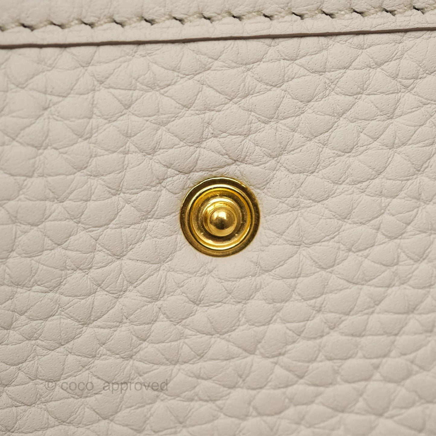 Hermès Mini Evelyne 16 Beton 8L Clemence Gold Hardware