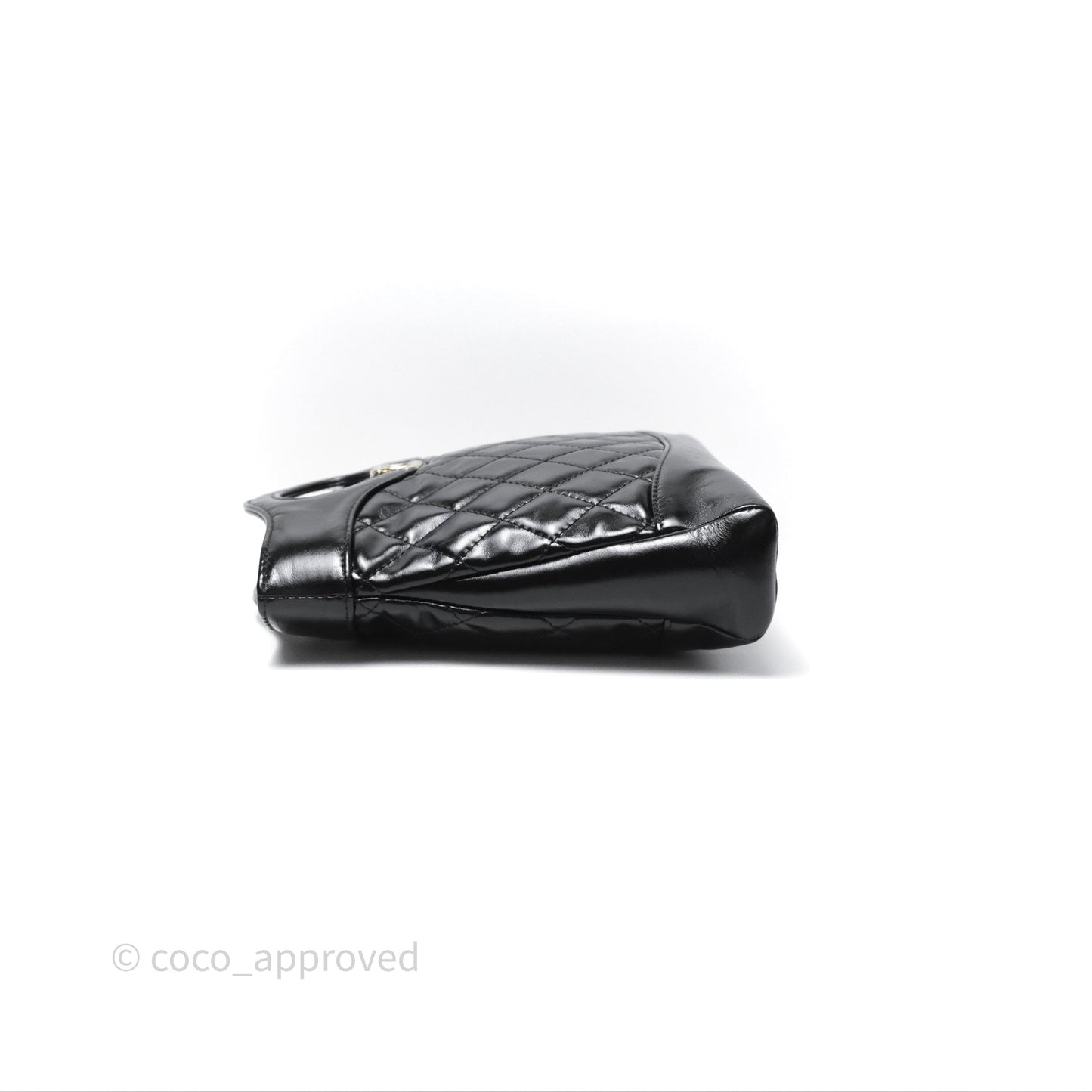 Chanel 31 Mini Black Shiny Lambskin Gold Hardware