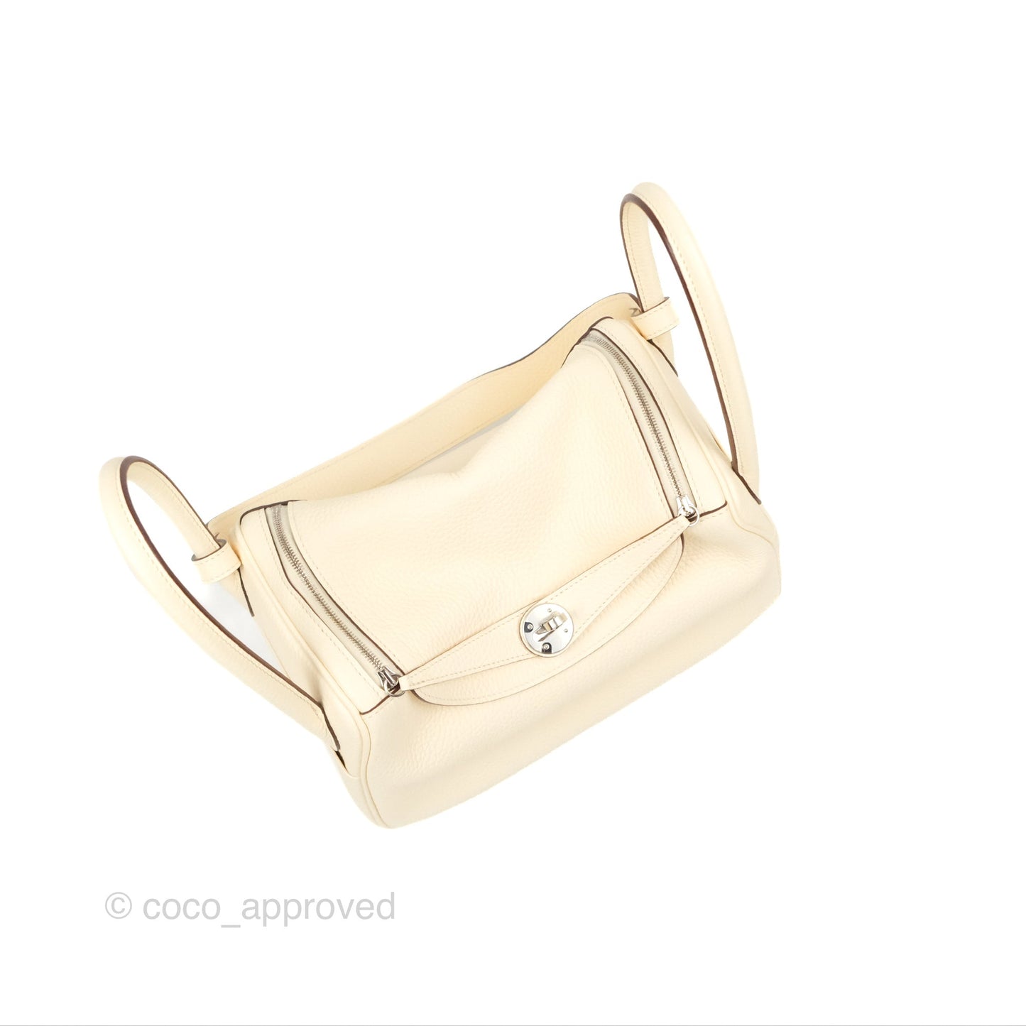 Hermès Lindy 26 Nata Taurillon Clemence Silver Hardware