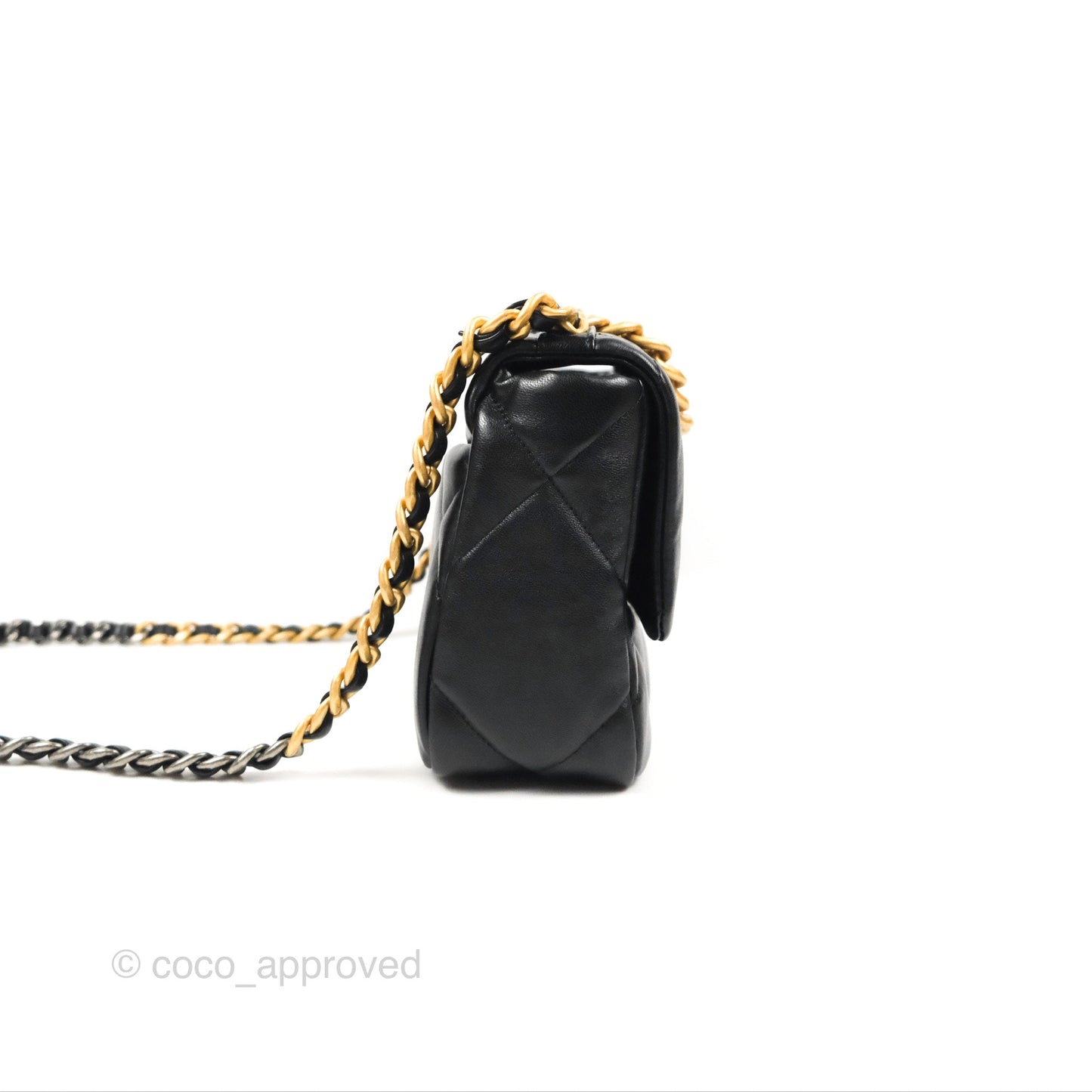 Chanel 19 Small Black Mixed Hardware