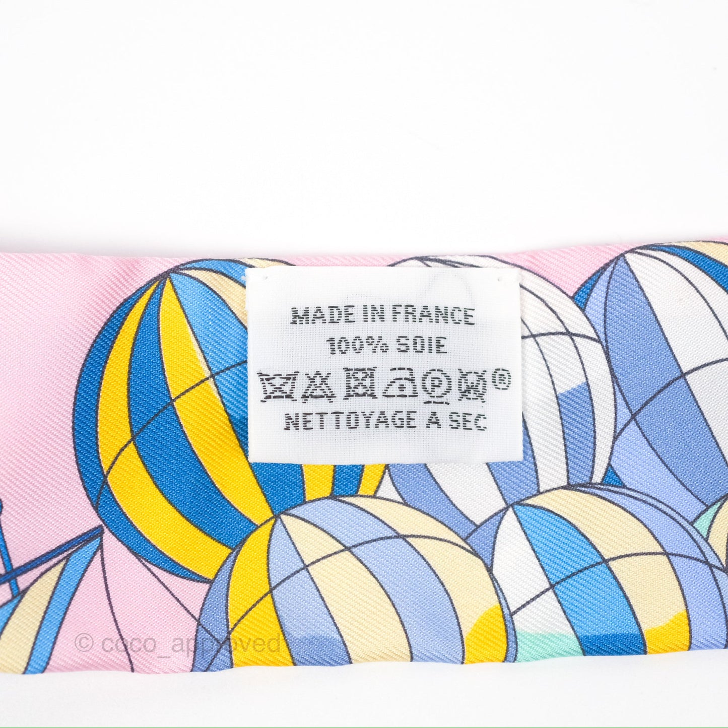 Hermès Les Folies Du Ciel Silk Twilly