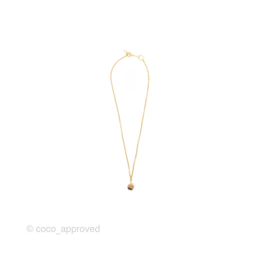 Hermes Clou de Selle Gambade Necklace Diamond Rose Gold