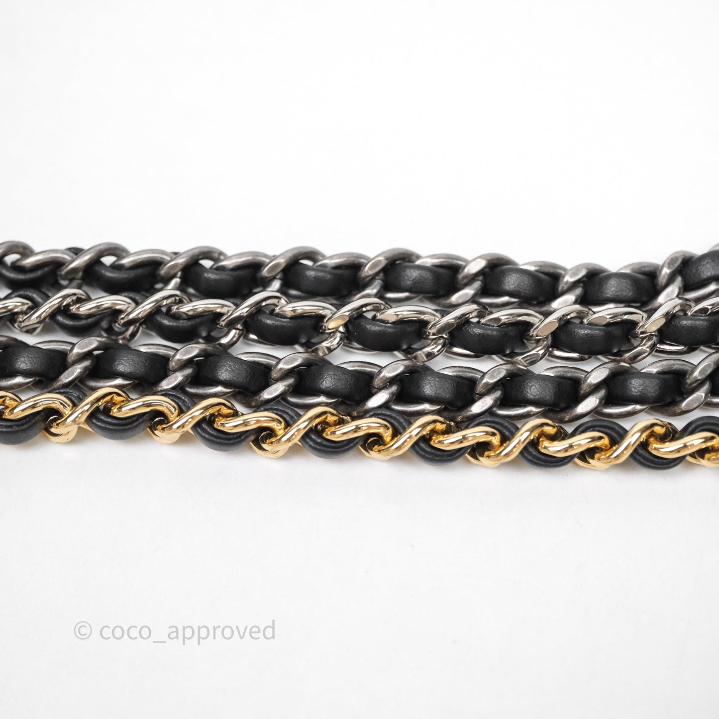 Chanel Small Gabrielle Hobo Chevron Black Aged Calfskin