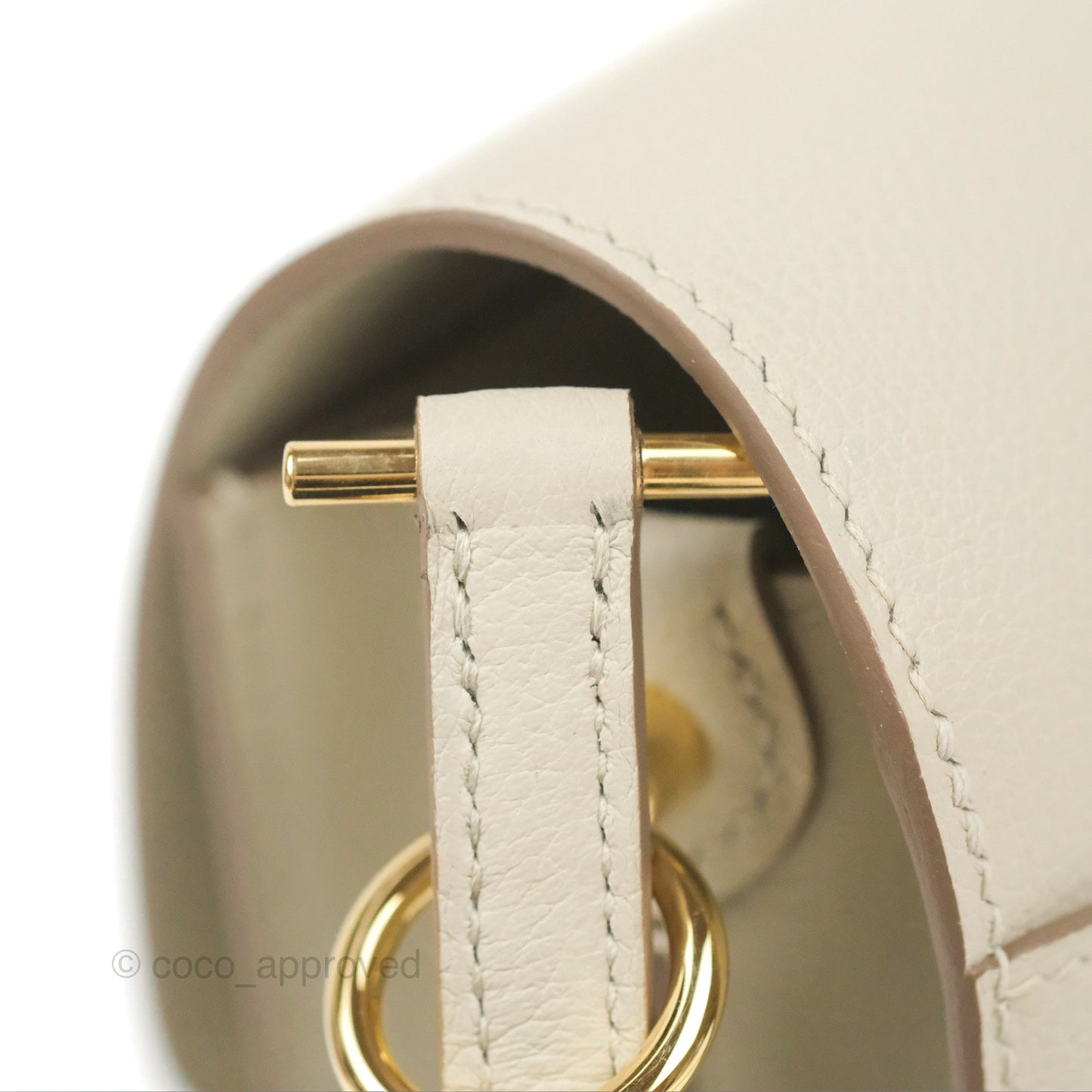 Hermès Roulis Mini 18 Beton Evercolor Permabrass Hardware