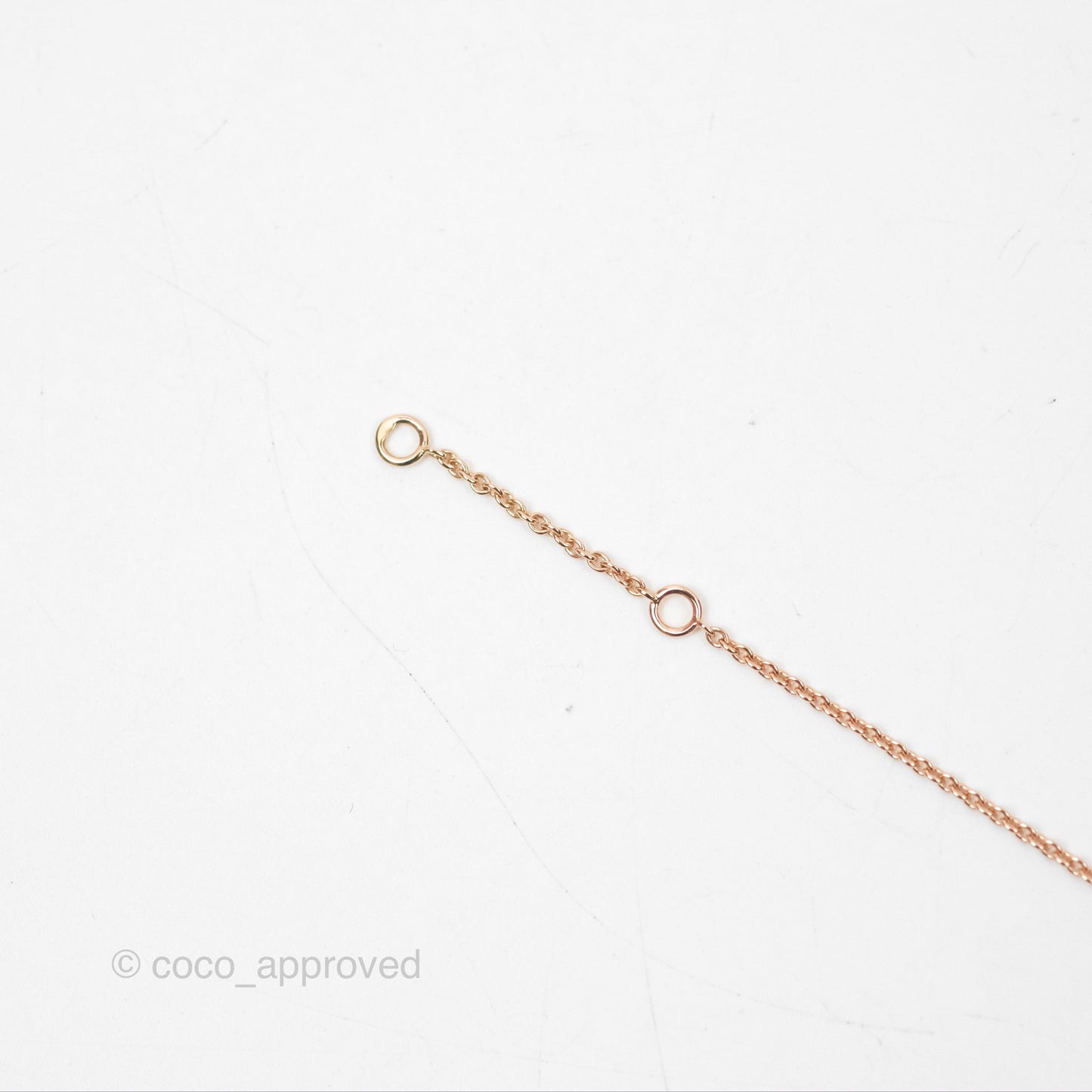 Hermès Finesse Necklace Rose Gold