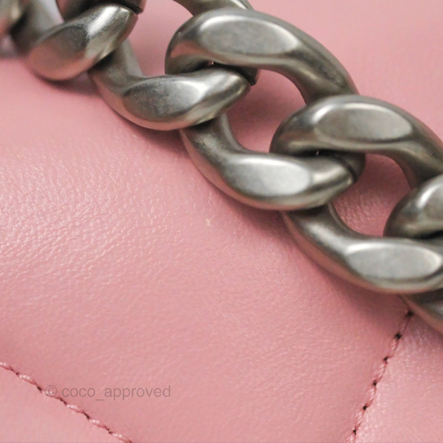 Chanel 19 Small Pink Lambskin Mixed Hardware