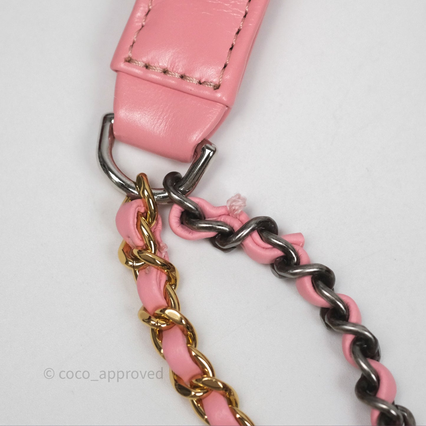 Chanel Large Gabrielle Hobo Pink Aged Calfskin Mixed Hardware 19S