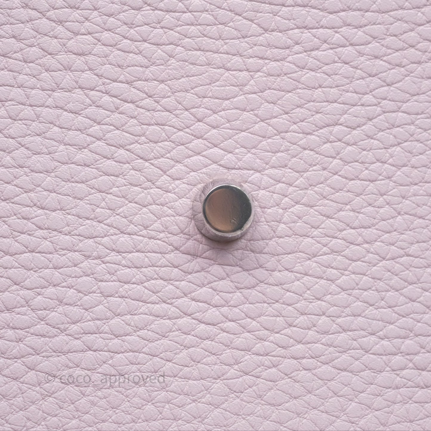 Hermès Lindy 26 Mauve Pale 09/Nata I2 Clemence Palladium Hardware