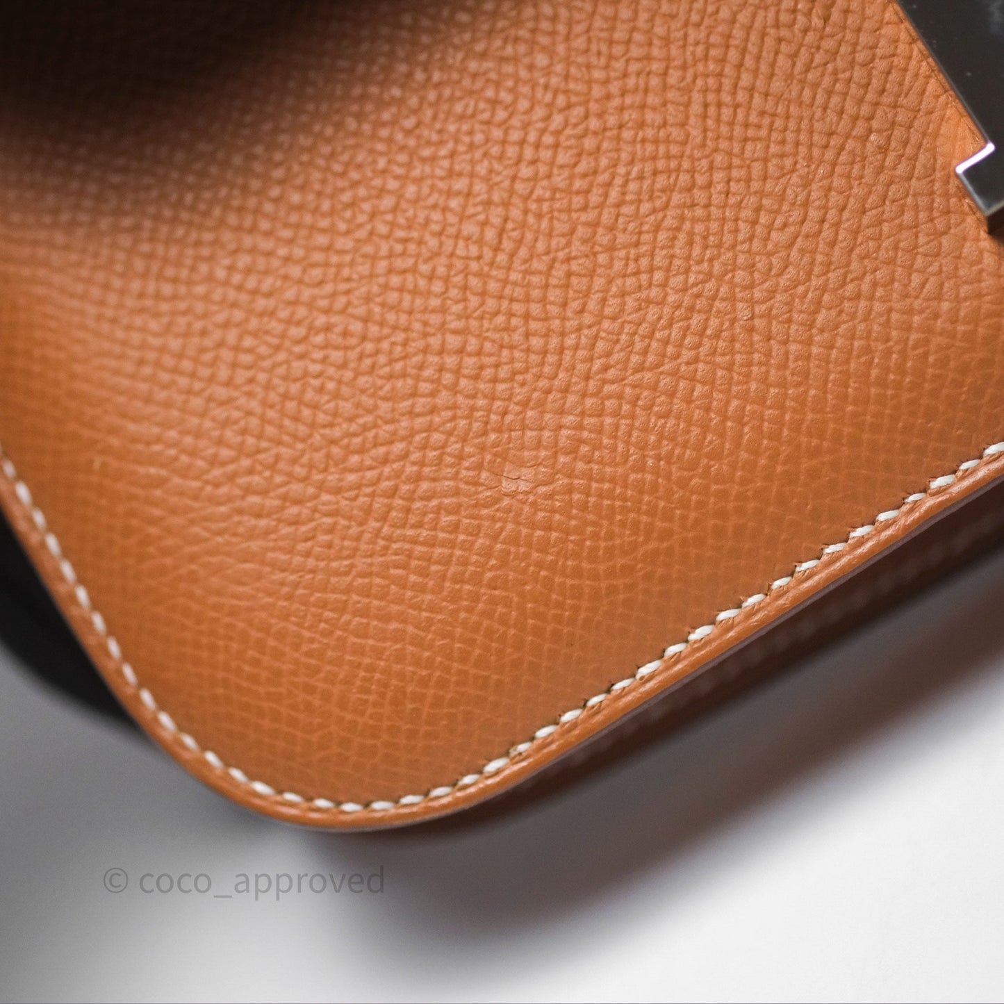Hermès Constance Elan Gold 37 Epsom Palladium Hardware
