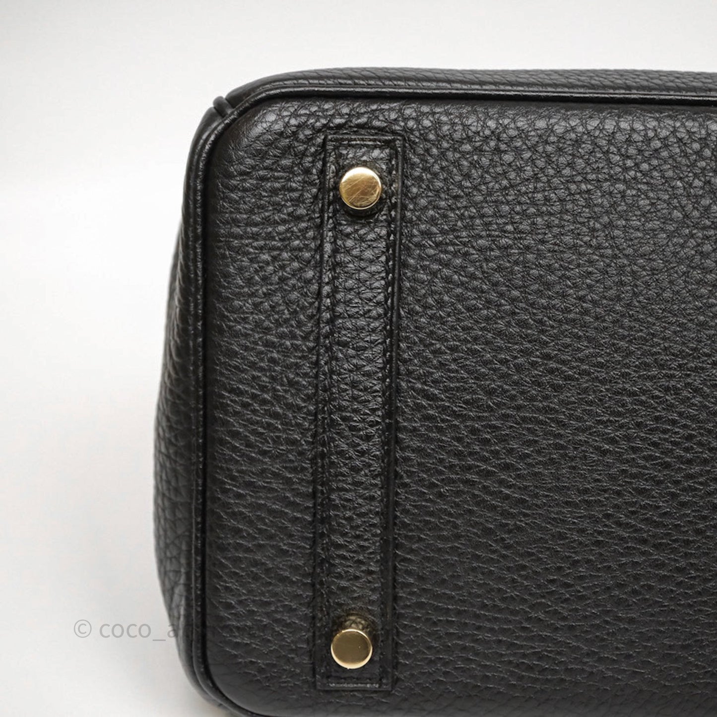 Hermès Birkin 30 Black Noir 89 Togo Gold Hardware