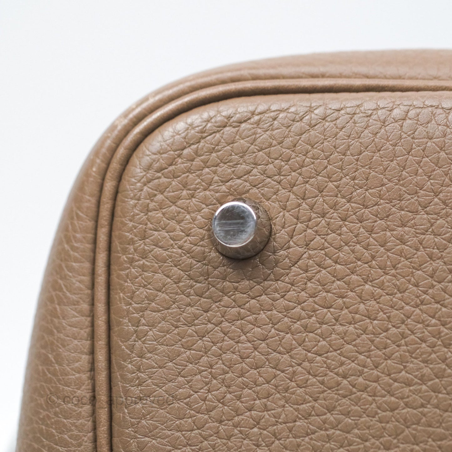 Hermès Picotin Lock 22 Etoupe Clemence Palladium Hardware