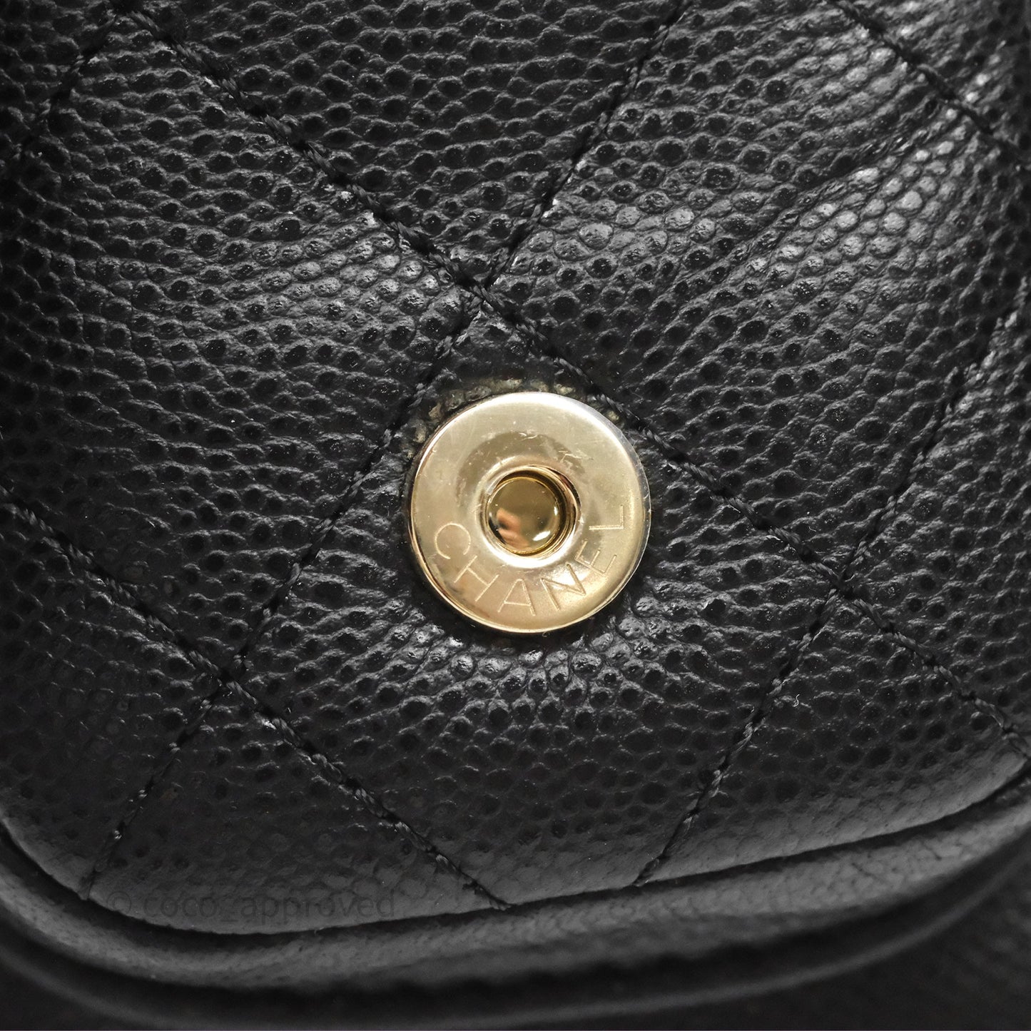 Chanel Small Duma Backpack Caviar Black Gold Hardware