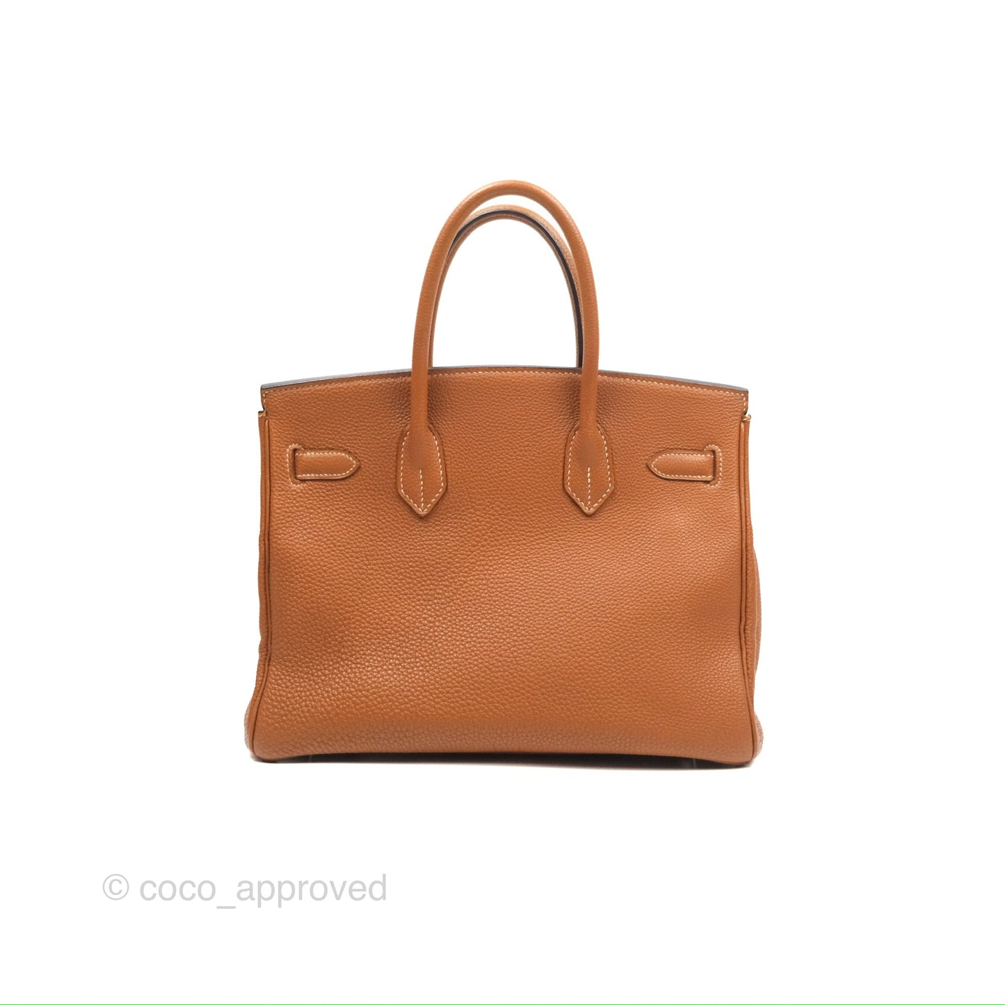 Hermès Birkin 30 Retourne Gold Clemence Palladium Hardware