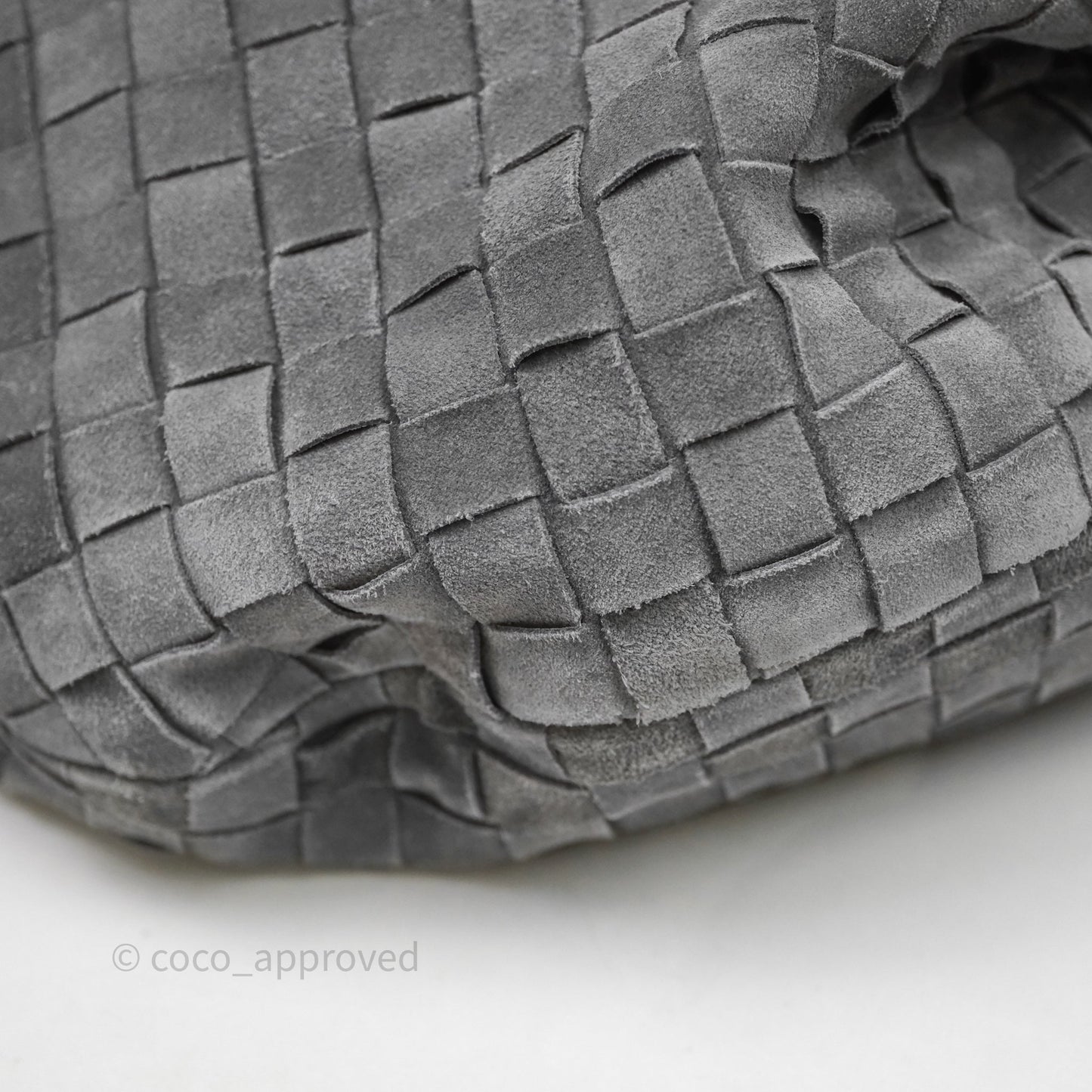 Bottega Veneta Classic Jodie Cloudy Indigo Suede Intrecciato