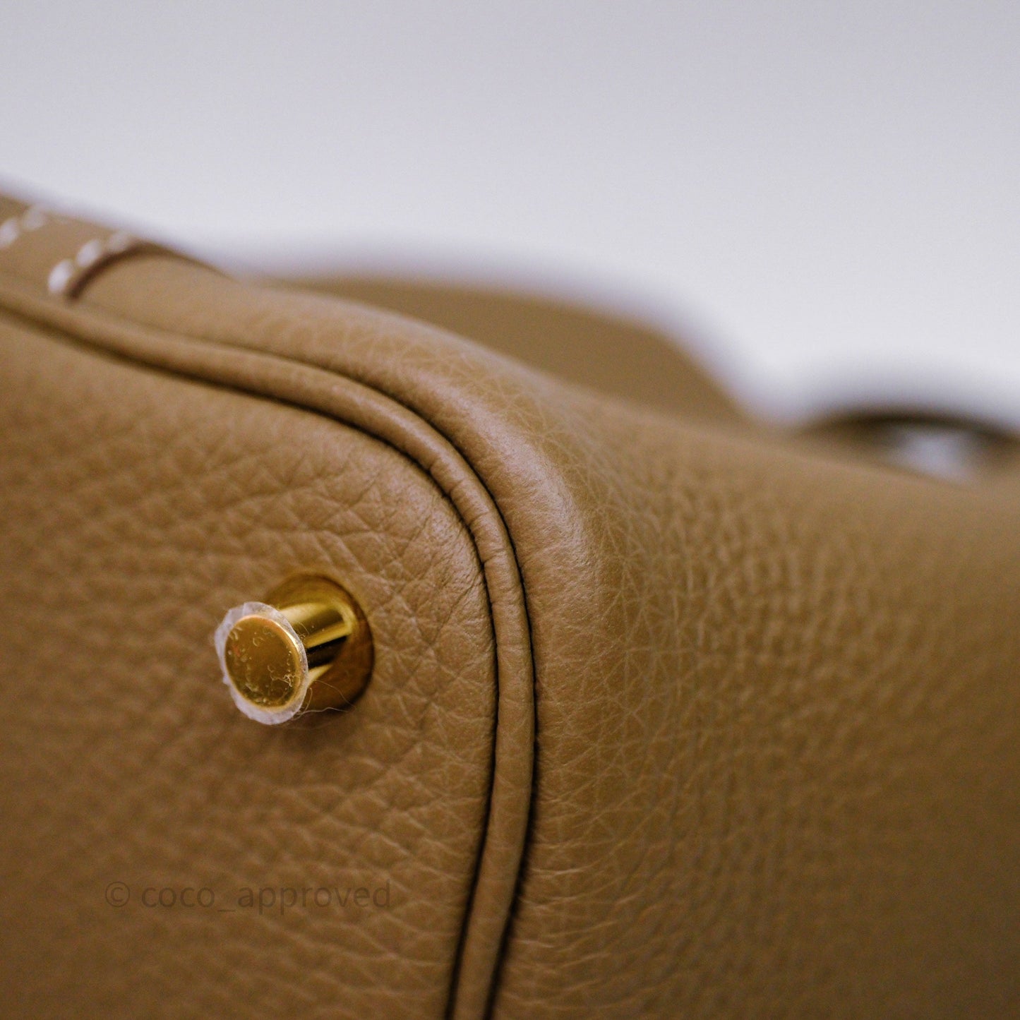 Hermès Picotin Lock 18 Etoupe Clemence Gold Hardware