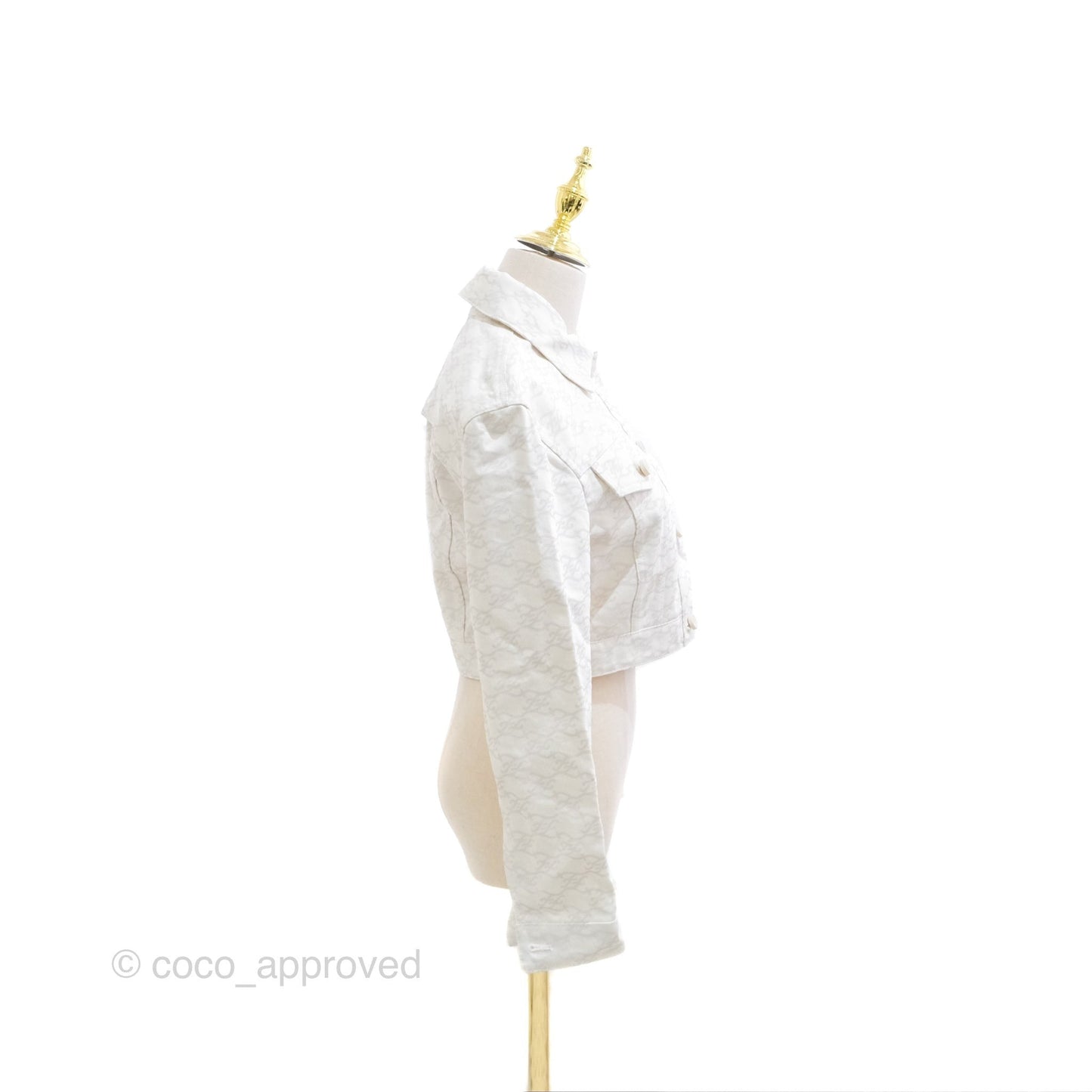 Fendi White Denim Jacket Size 36