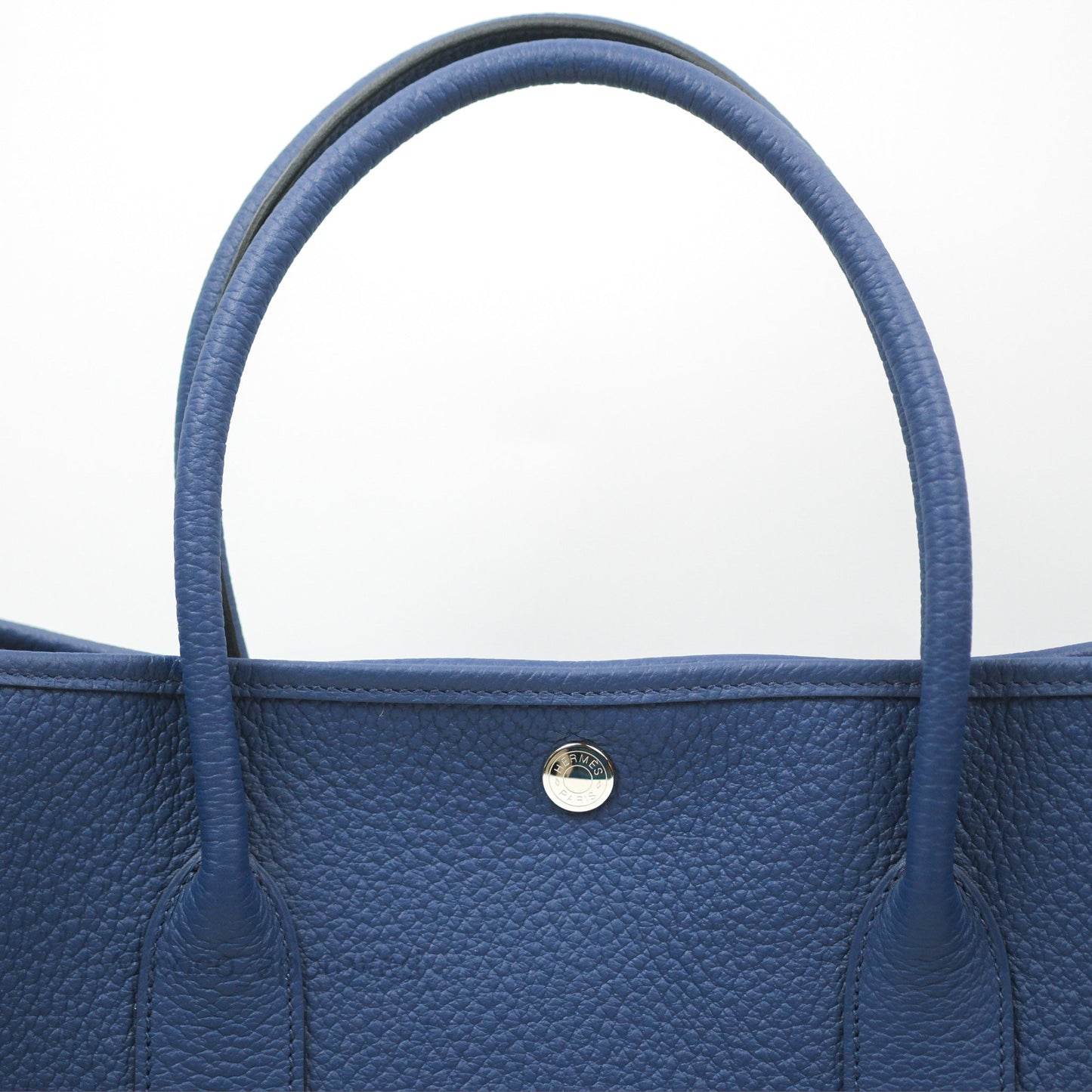 Hermès Garden Pouch 36 Bleu Saphir/ Bordeaux/ Bleu Marine