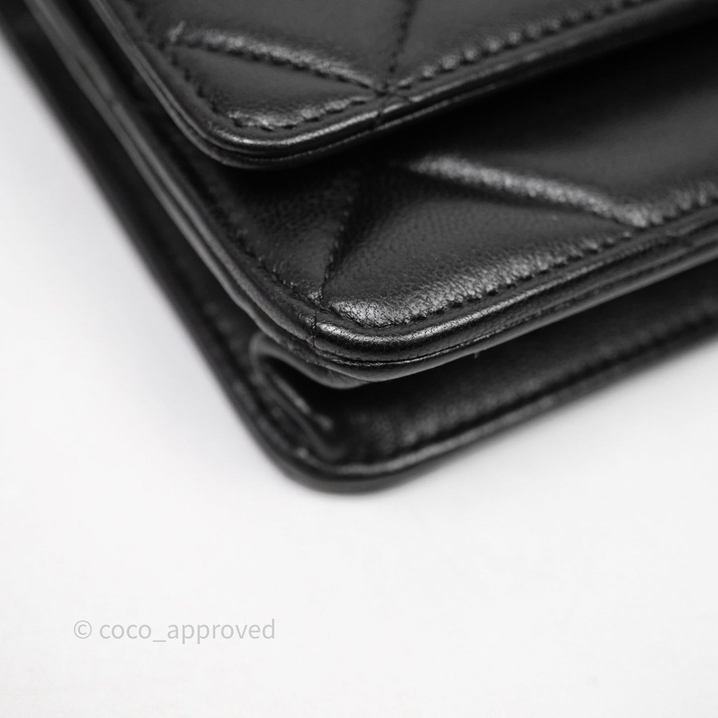 Chanel 19 Wallet on Chain WOC Black Mixed Hardware