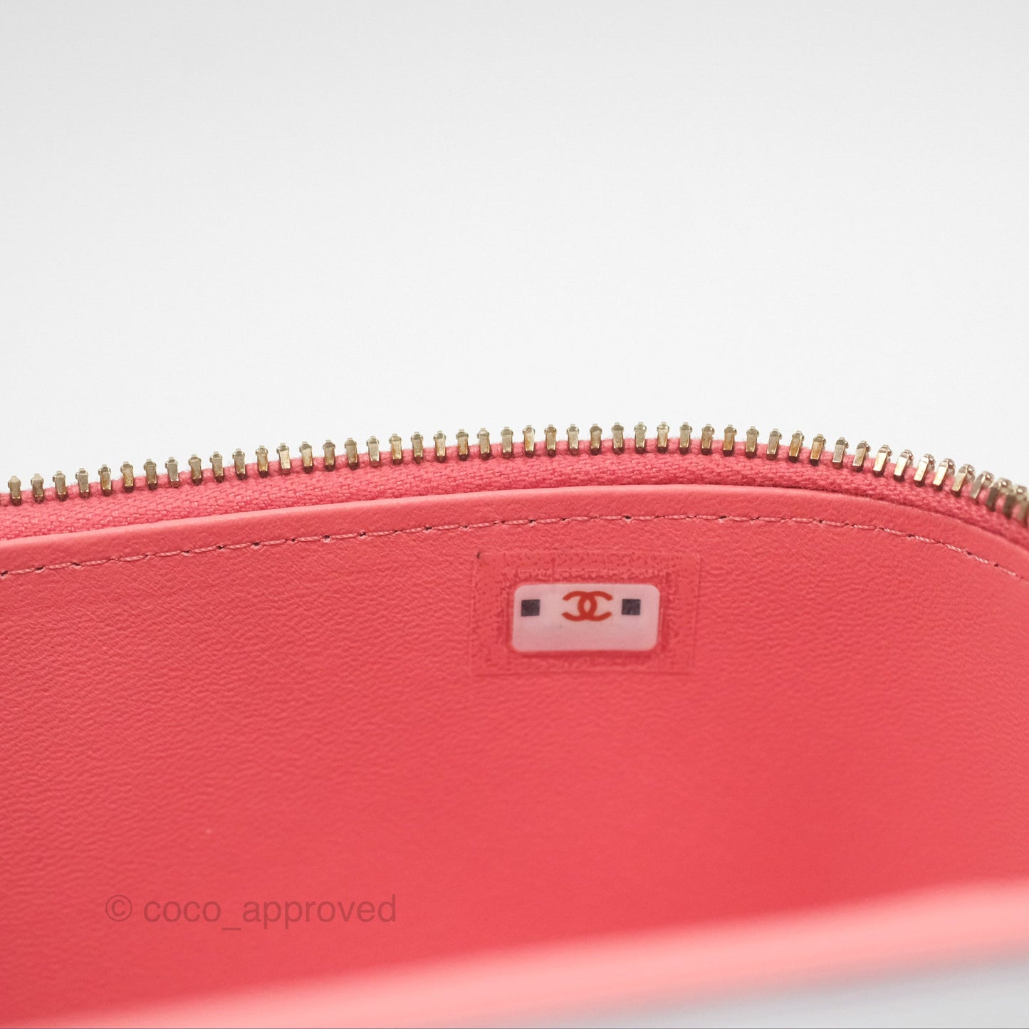 Chanel Vanity Rectangular Top Handle Pink Lambskin Gold Hardware