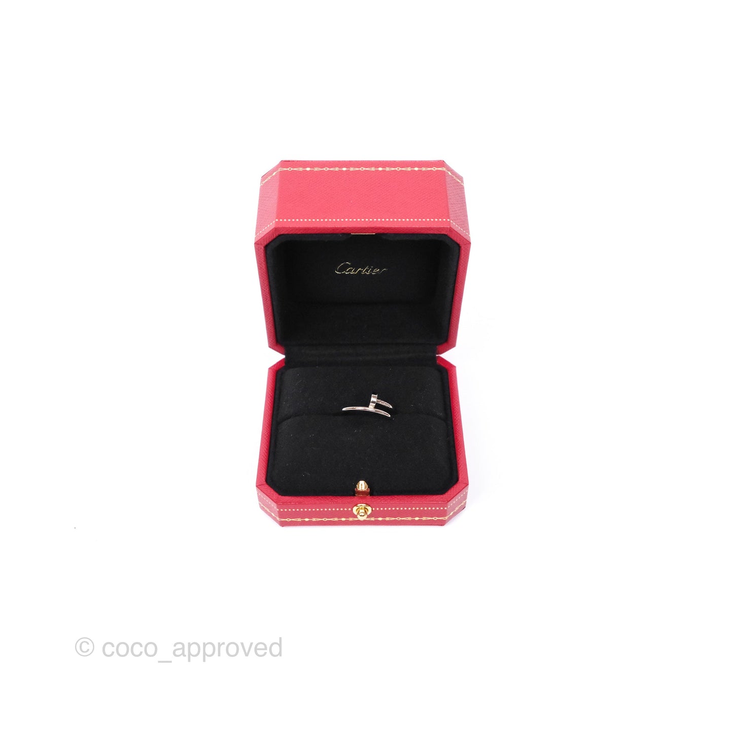 Cartier Juste un Clou Ring Small Model White Gold Size 52