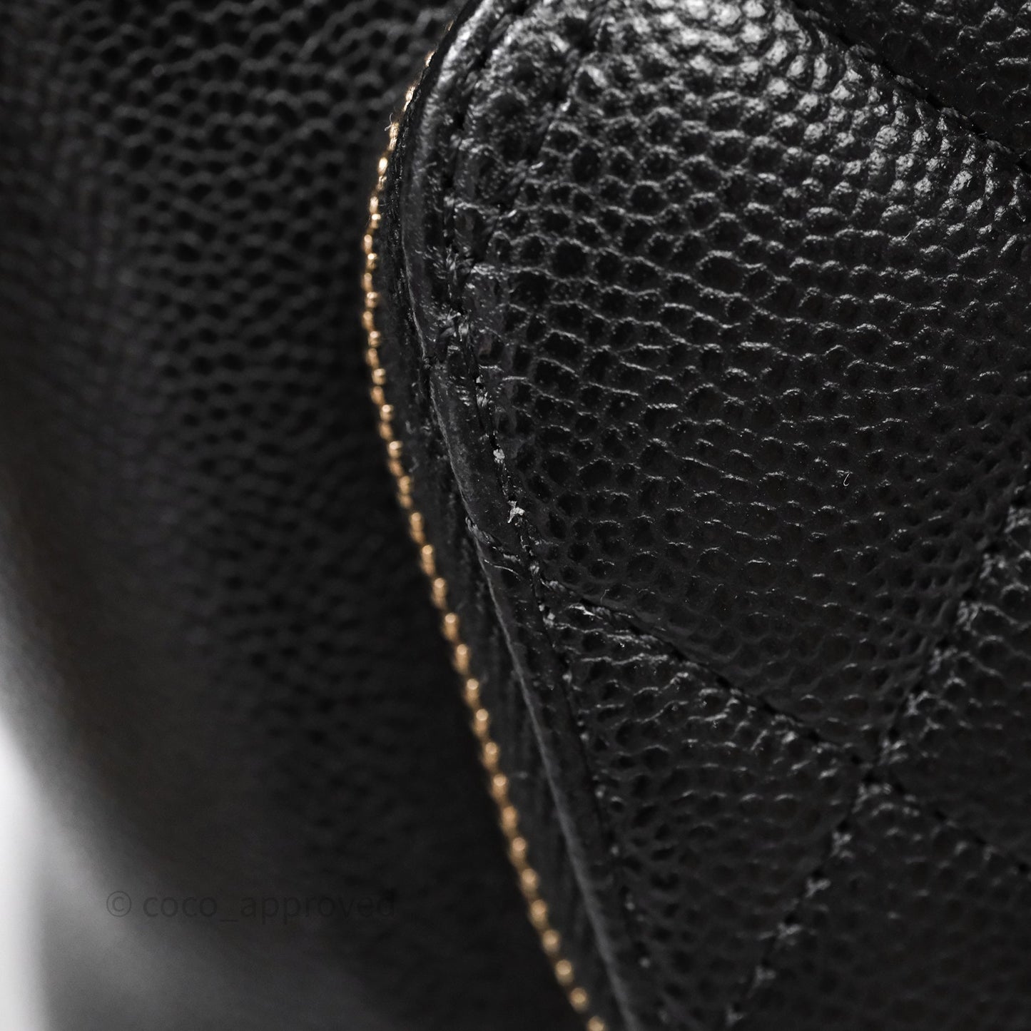 Chanel Business Affinity Drawstring Bucket Bag Black Caviar Gold Hardware