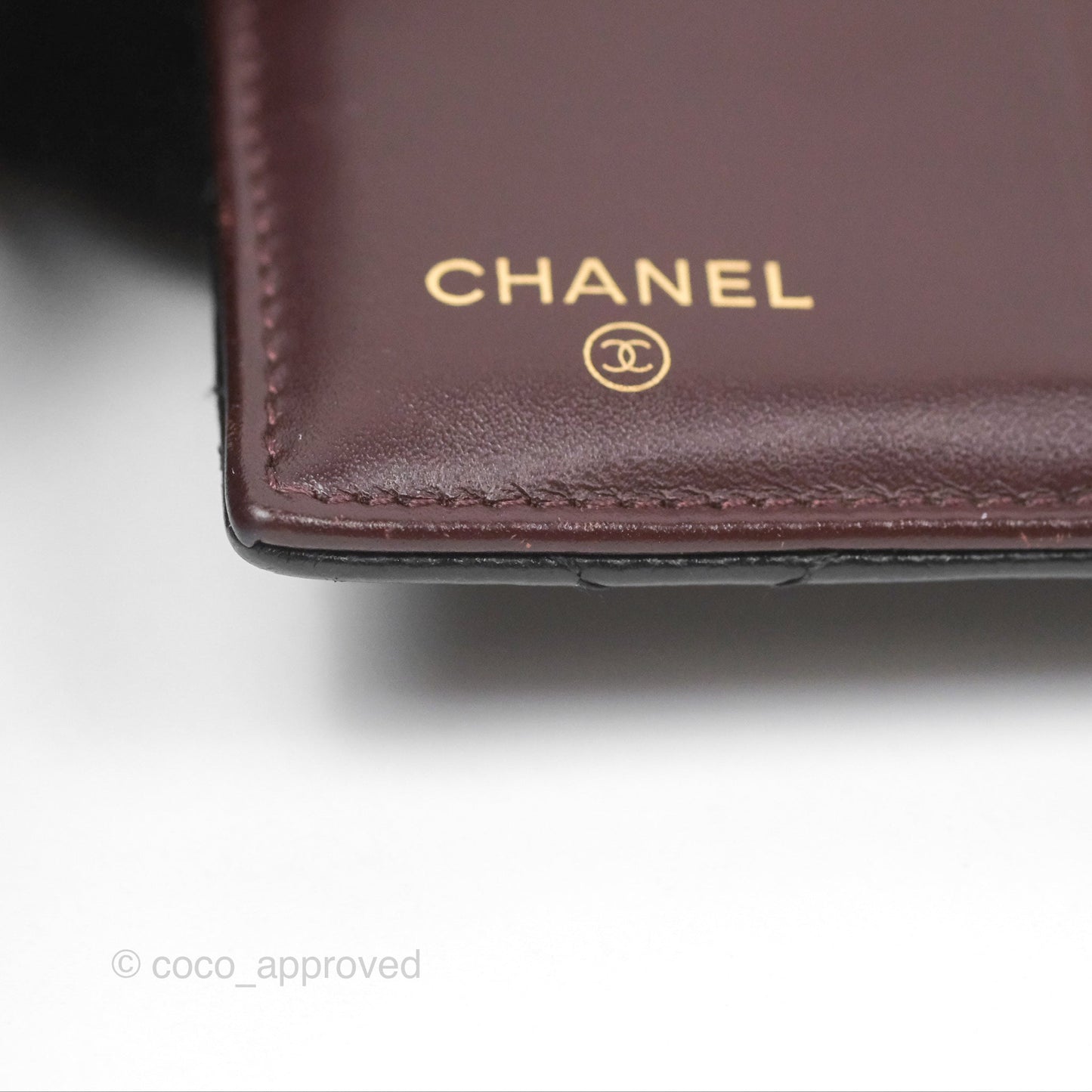 Chanel Quilted Short Flap Black Caviar Gold Hardware