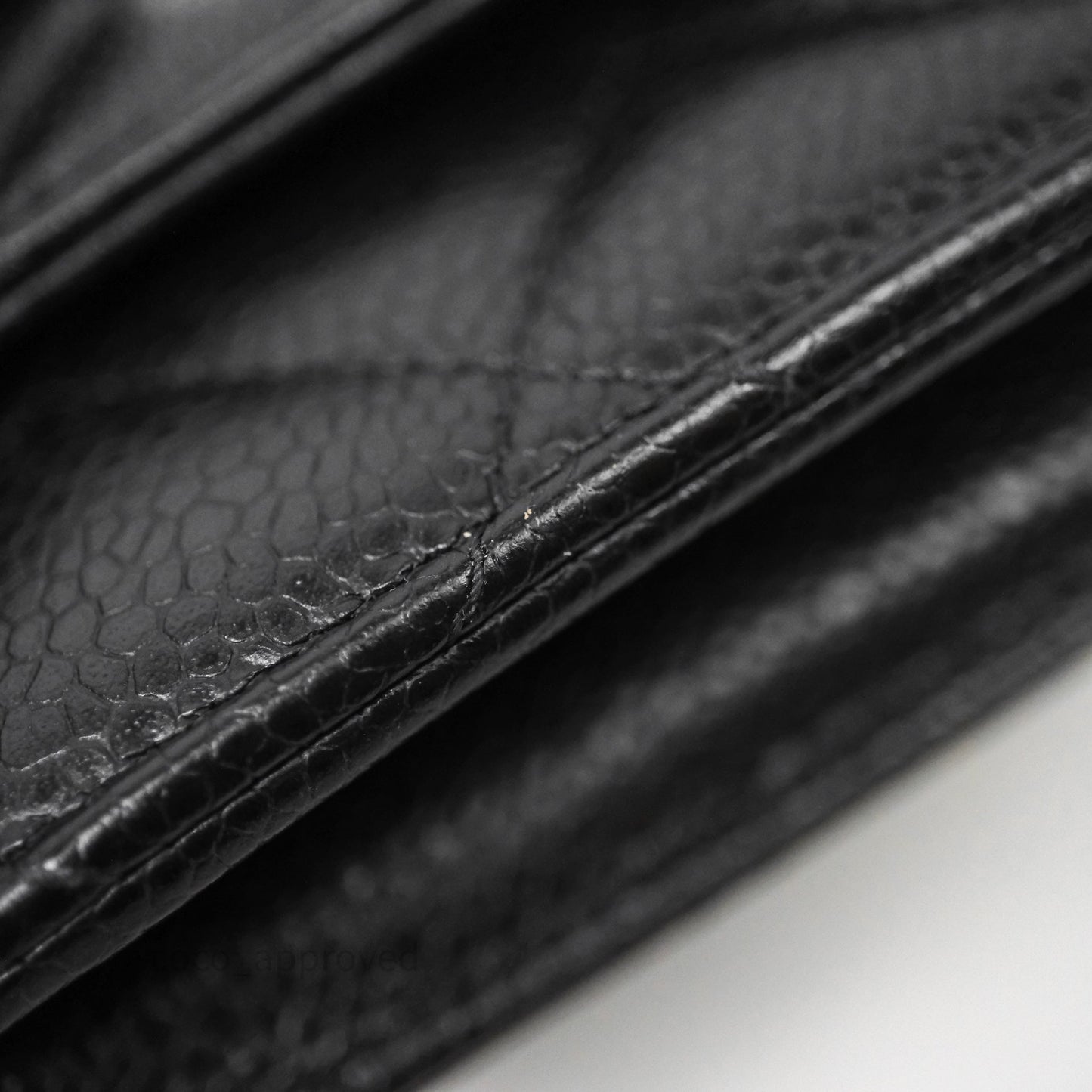 Chanel Classic Wallet On Chain WOC Quilted Black Caviar Gold Hardware