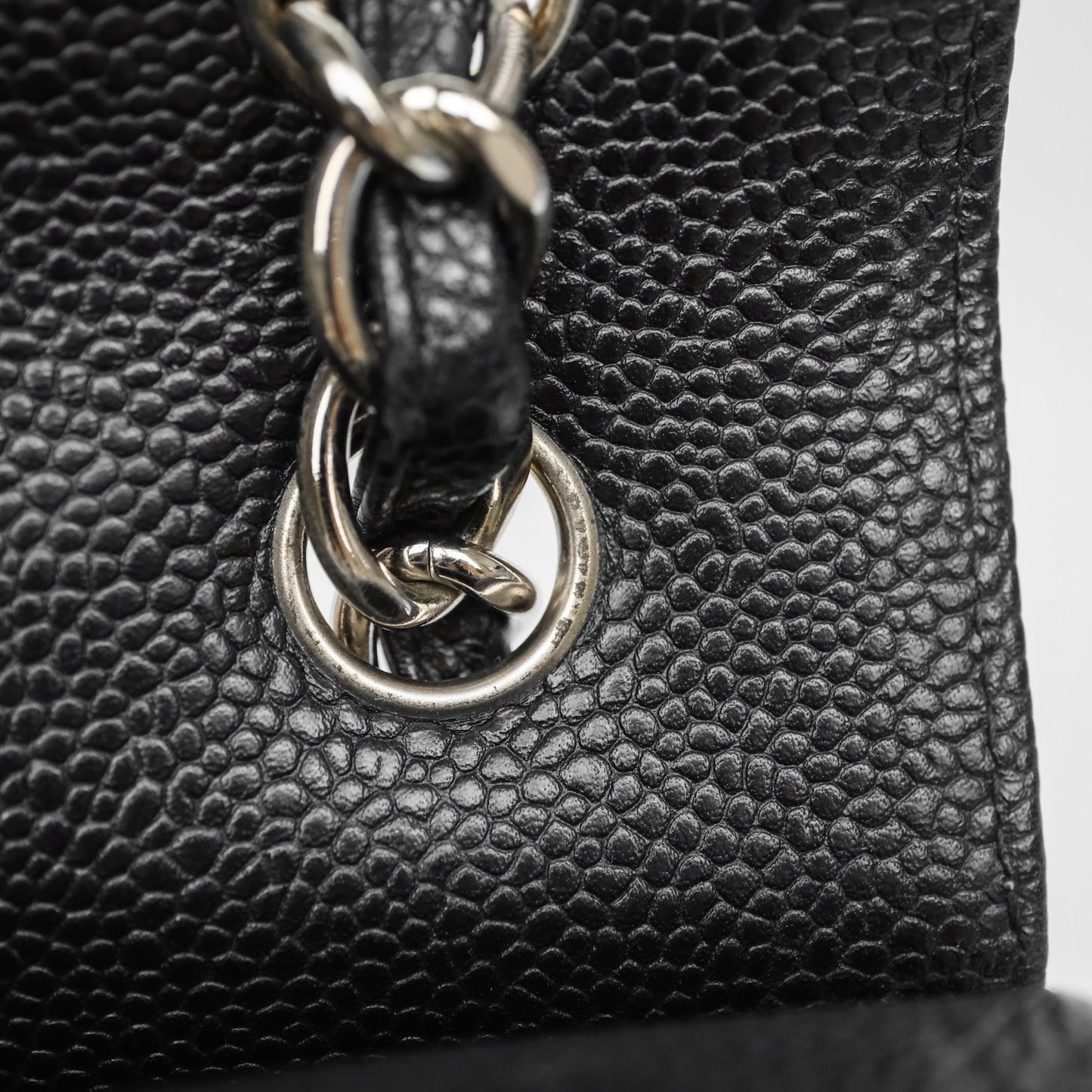 Chanel Jumbo Double Flap Black Caviar Silver Hardware⁣⁣